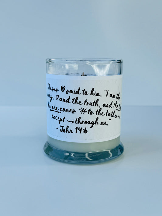 Bible Verse Candle - John 14:6
