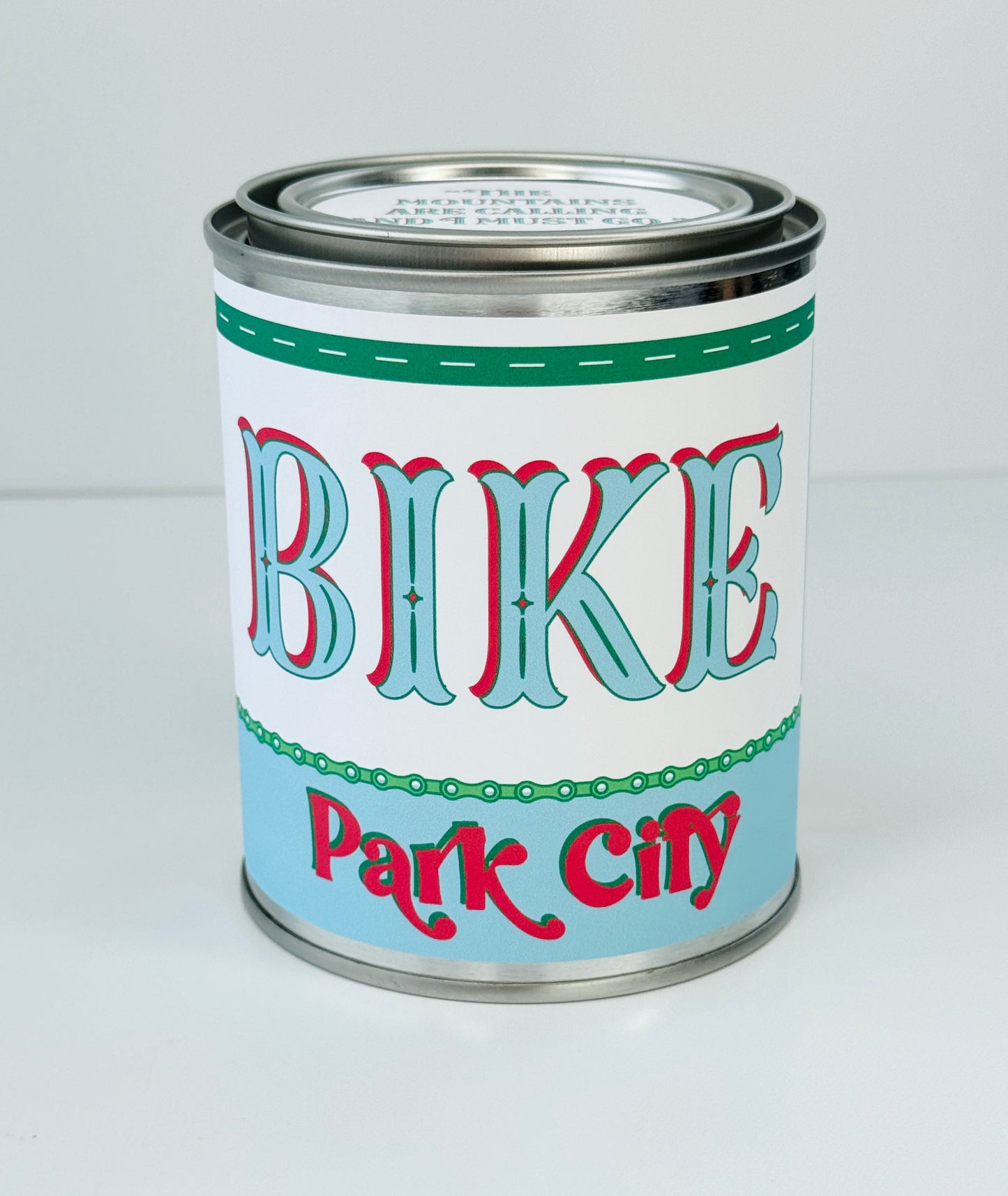 Bike Park City - Paint Tin Candle