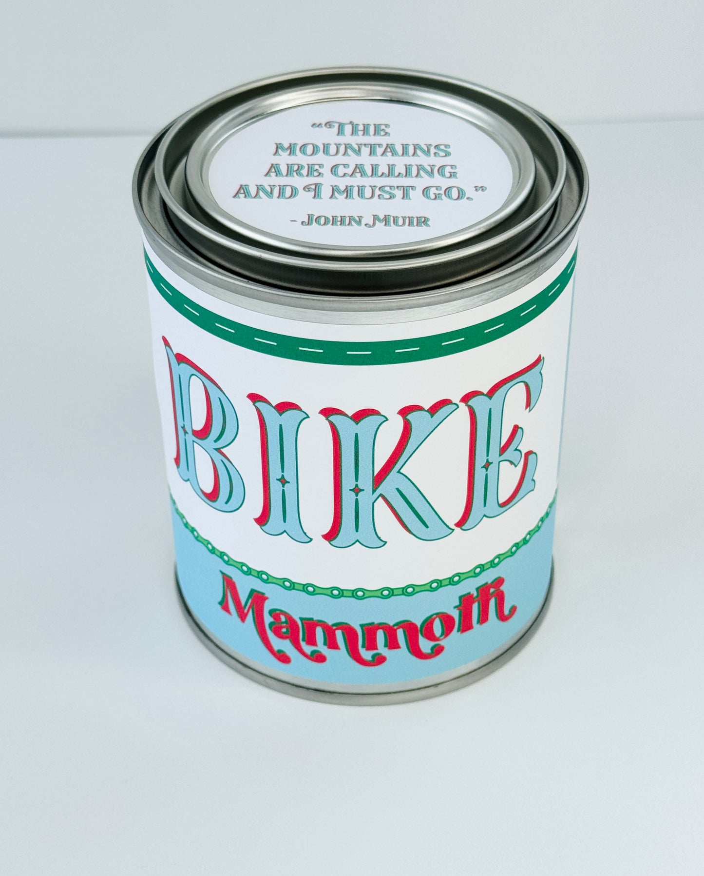 Bike Mammoth - Paint Tin Candle