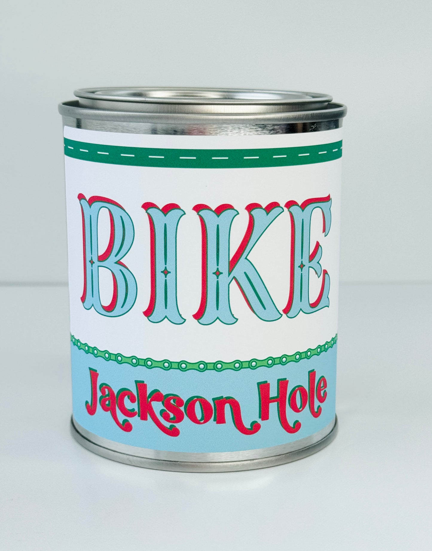 Bike Jackson Hole - Paint Tin Candle