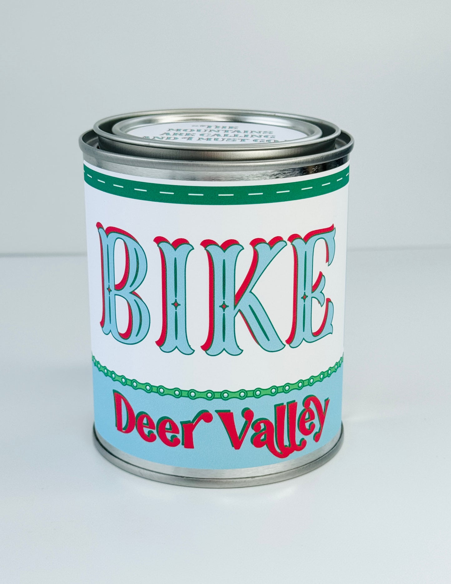 Bike Deer Valley - Paint Tin Candle