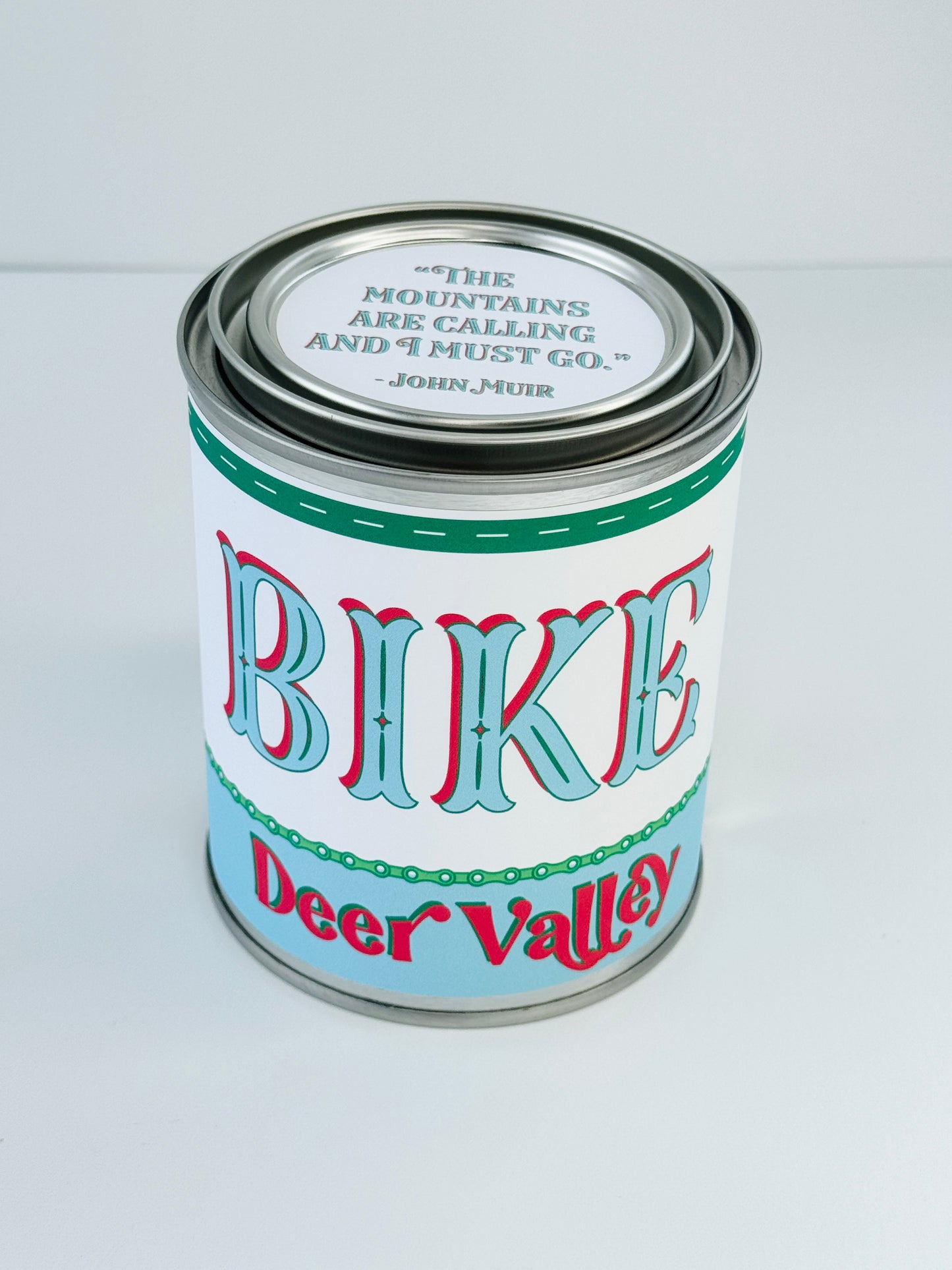 Bike Deer Valley - Paint Tin Candle