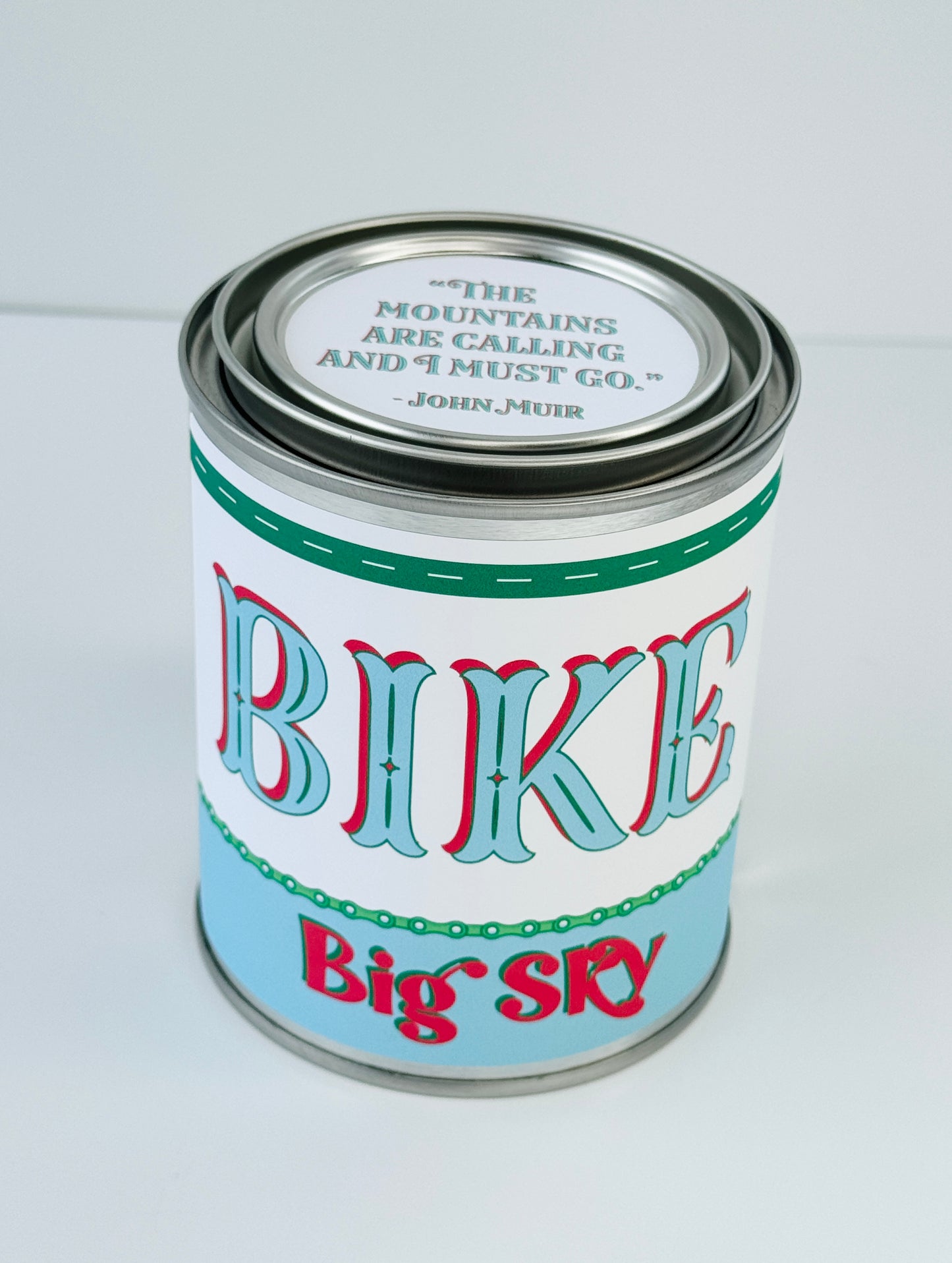 Bike Big Sky - Paint Tin Candle