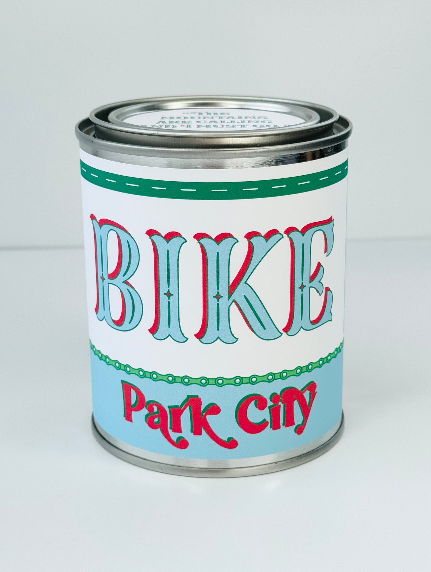 Bike Park City - Paint Tin Candle