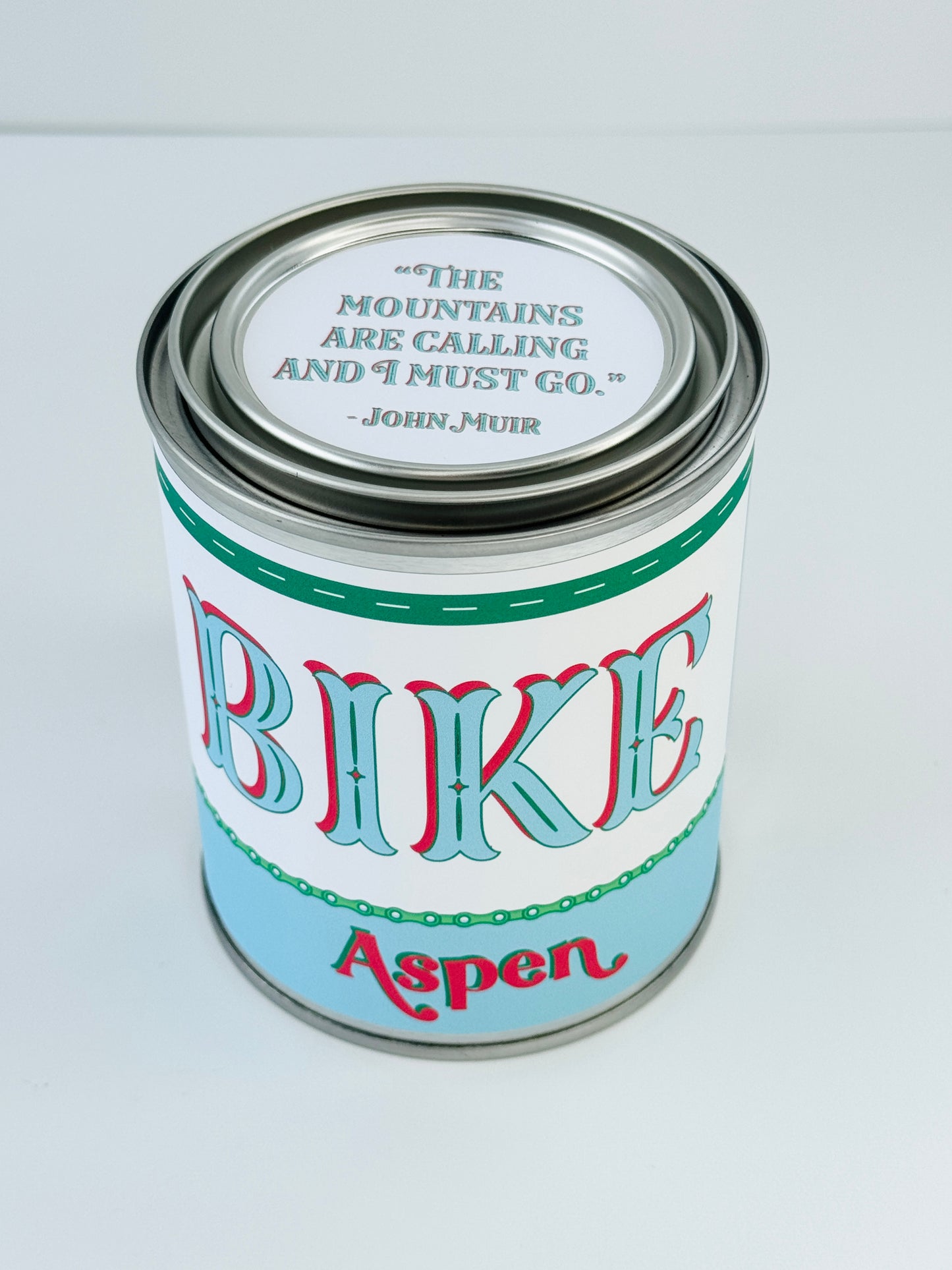 Bike Aspen - Paint Tin Candle