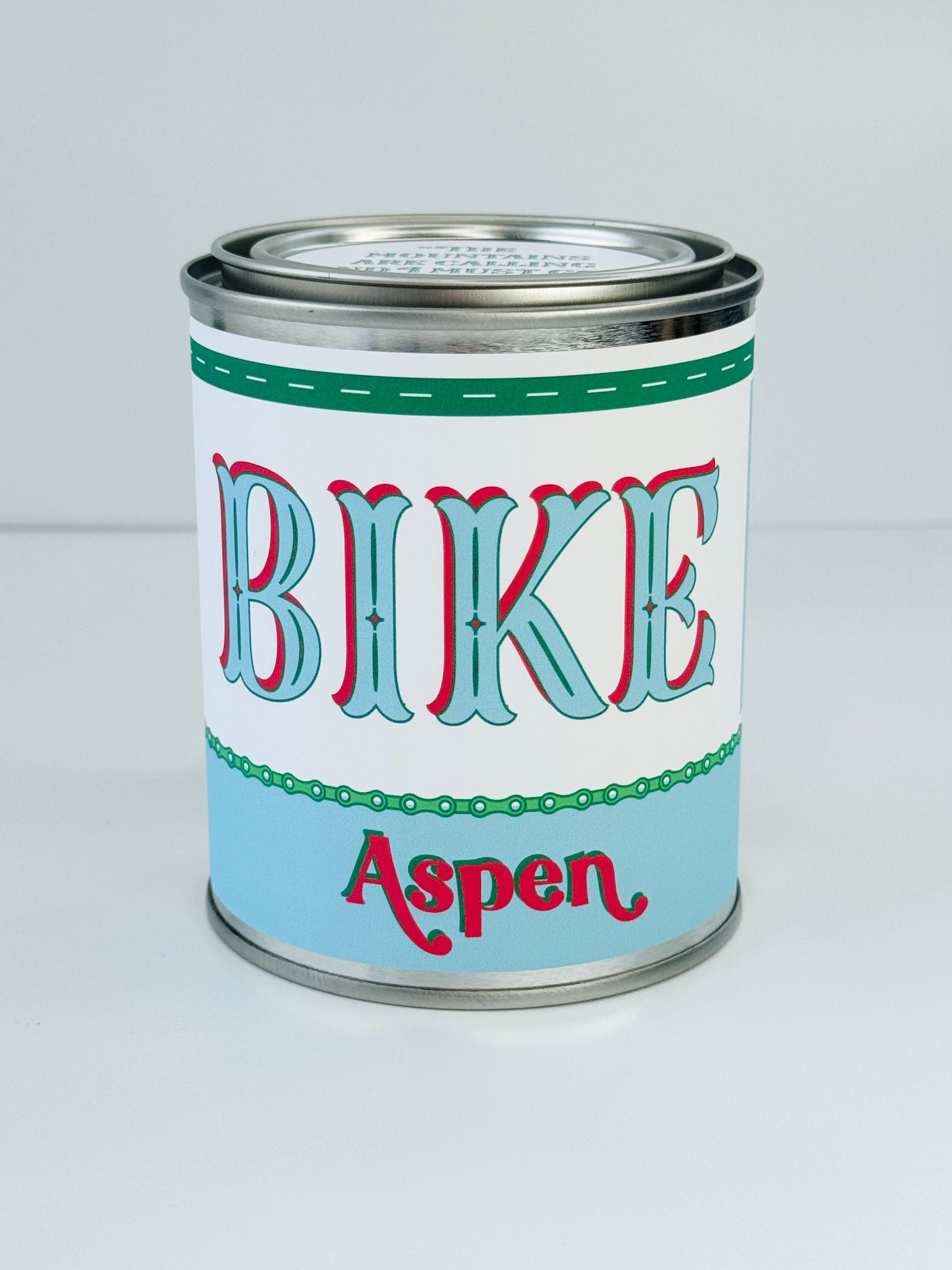 Bike Aspen - Paint Tin Candle