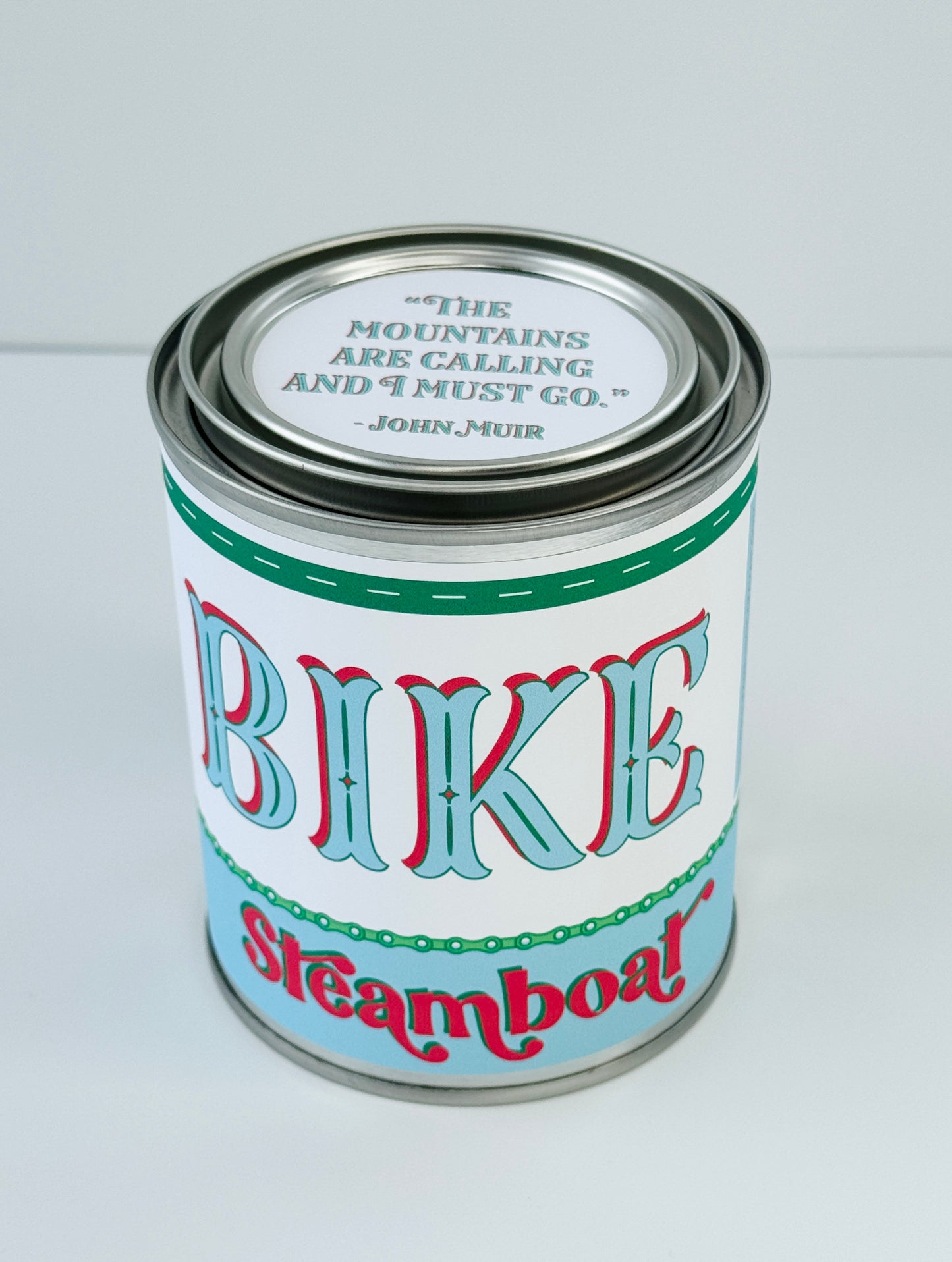 Bike Steamboat - Paint Tin Candle