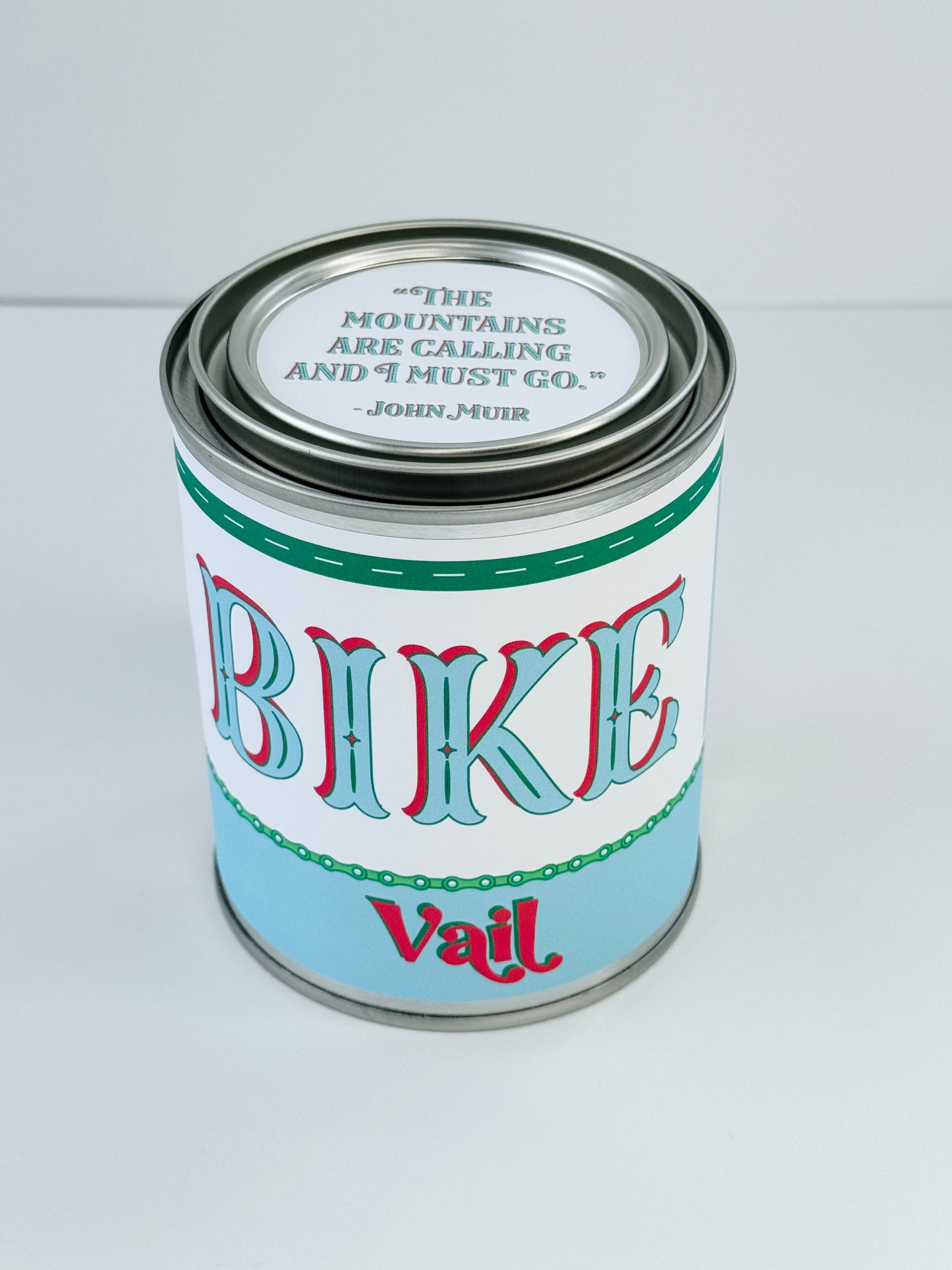 Bike Vail - Paint Tin Candle