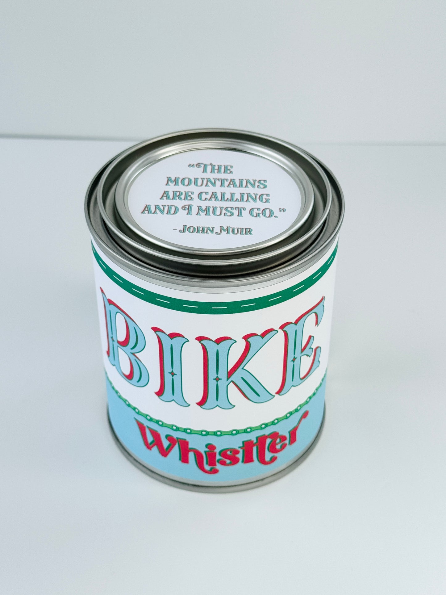 Bike Whistler - Paint Tin Candle