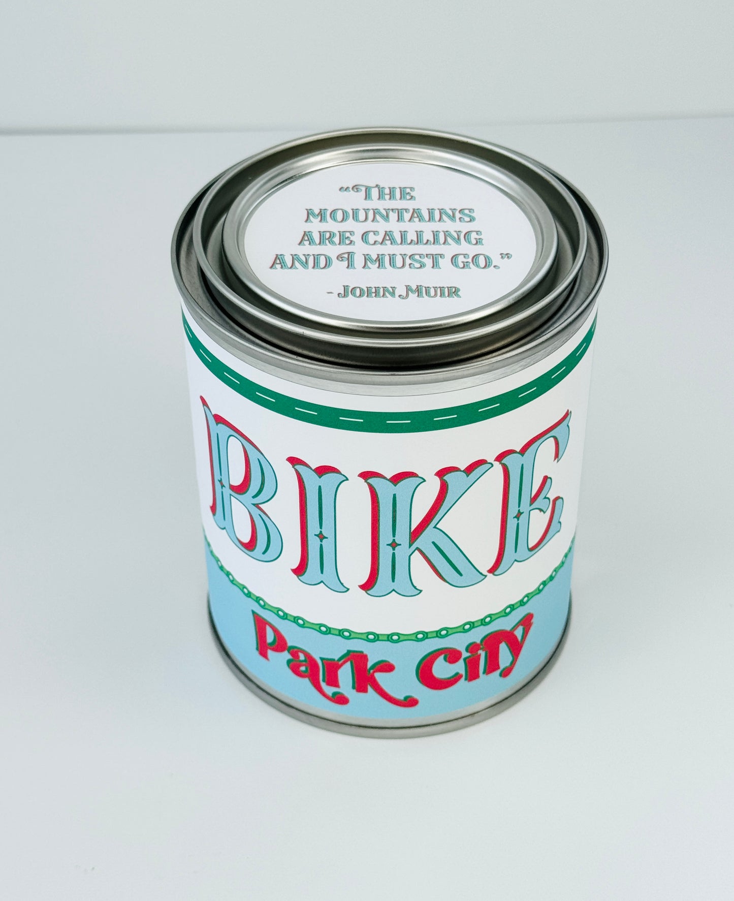 Bike Park City - Paint Tin Candle