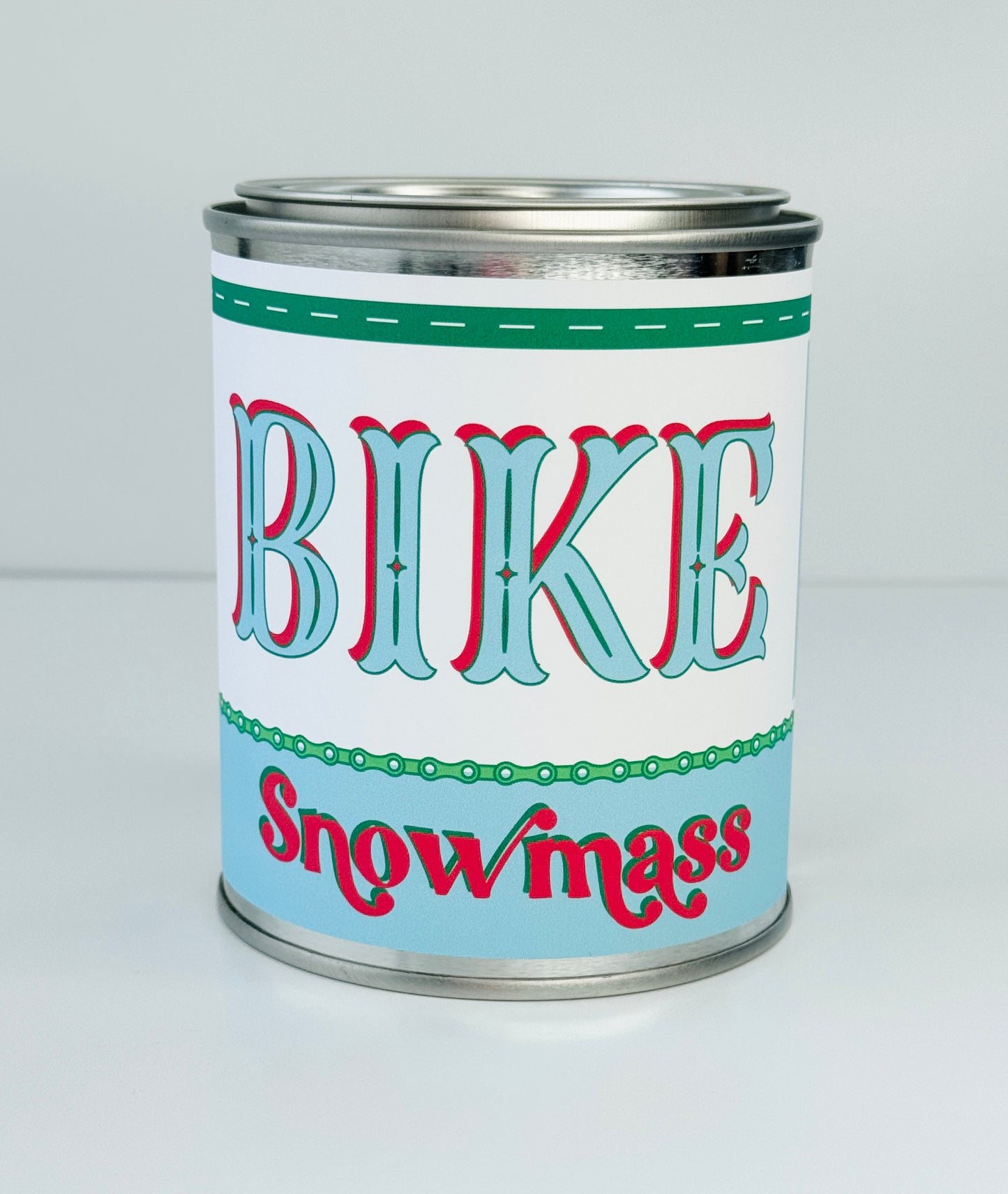 Bike Snowmass - Paint Tin Candle