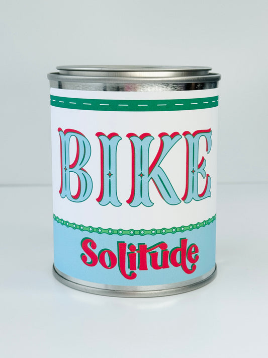 Bike Solitude - Paint Tin Candle