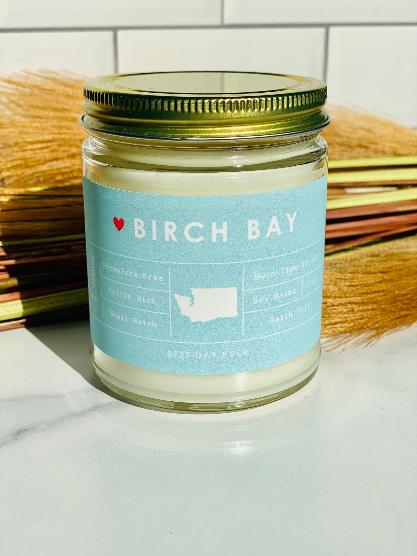 Birch Bay, WA Candle
