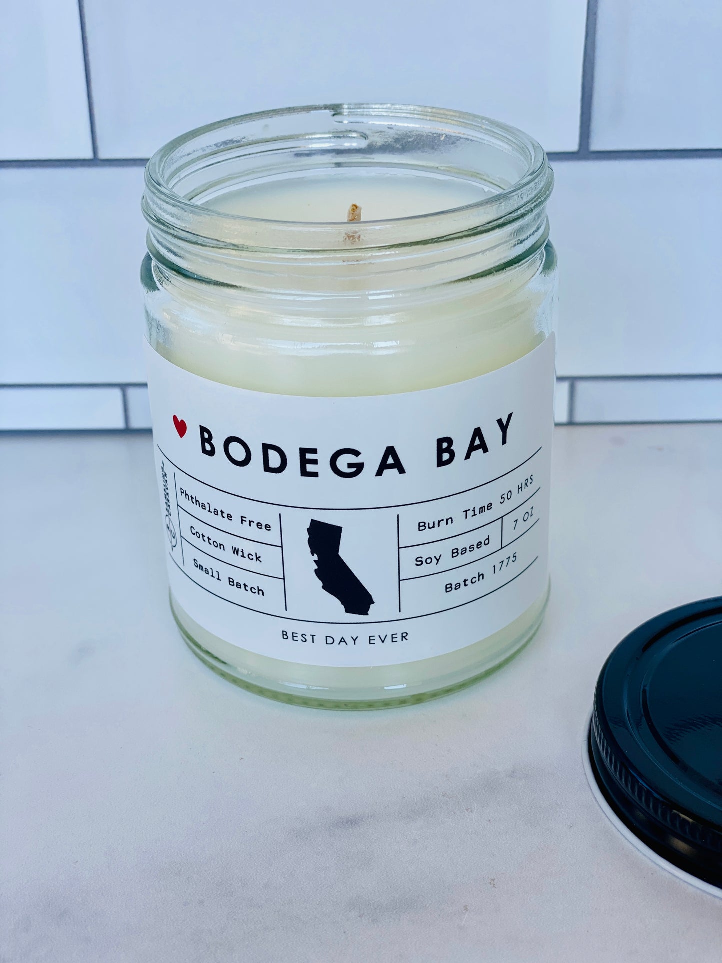 Bodega Bay, CA Candle