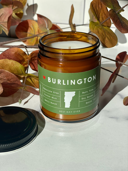 Burlington, VT Candle