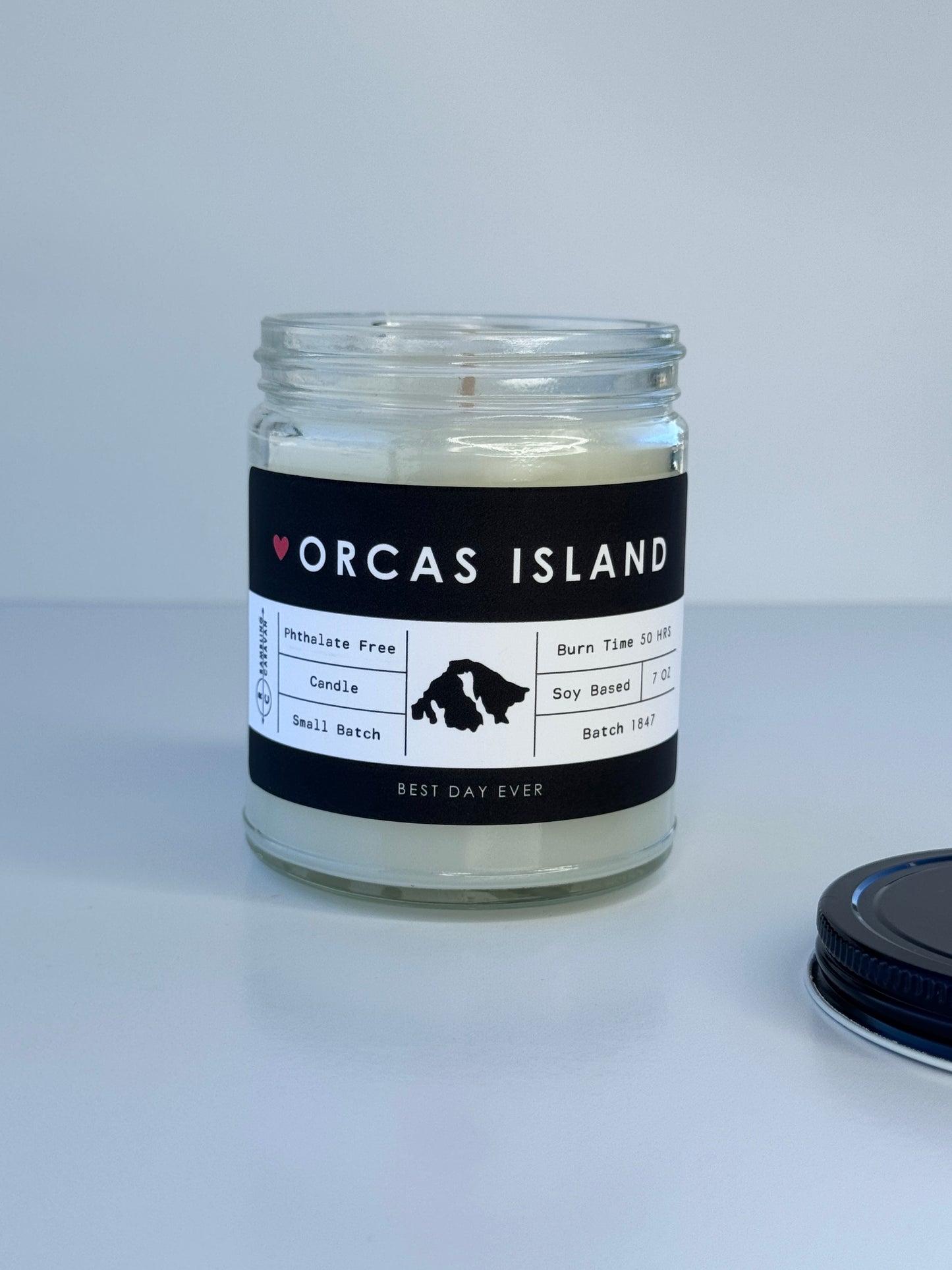 Orcas Island, WA Candle