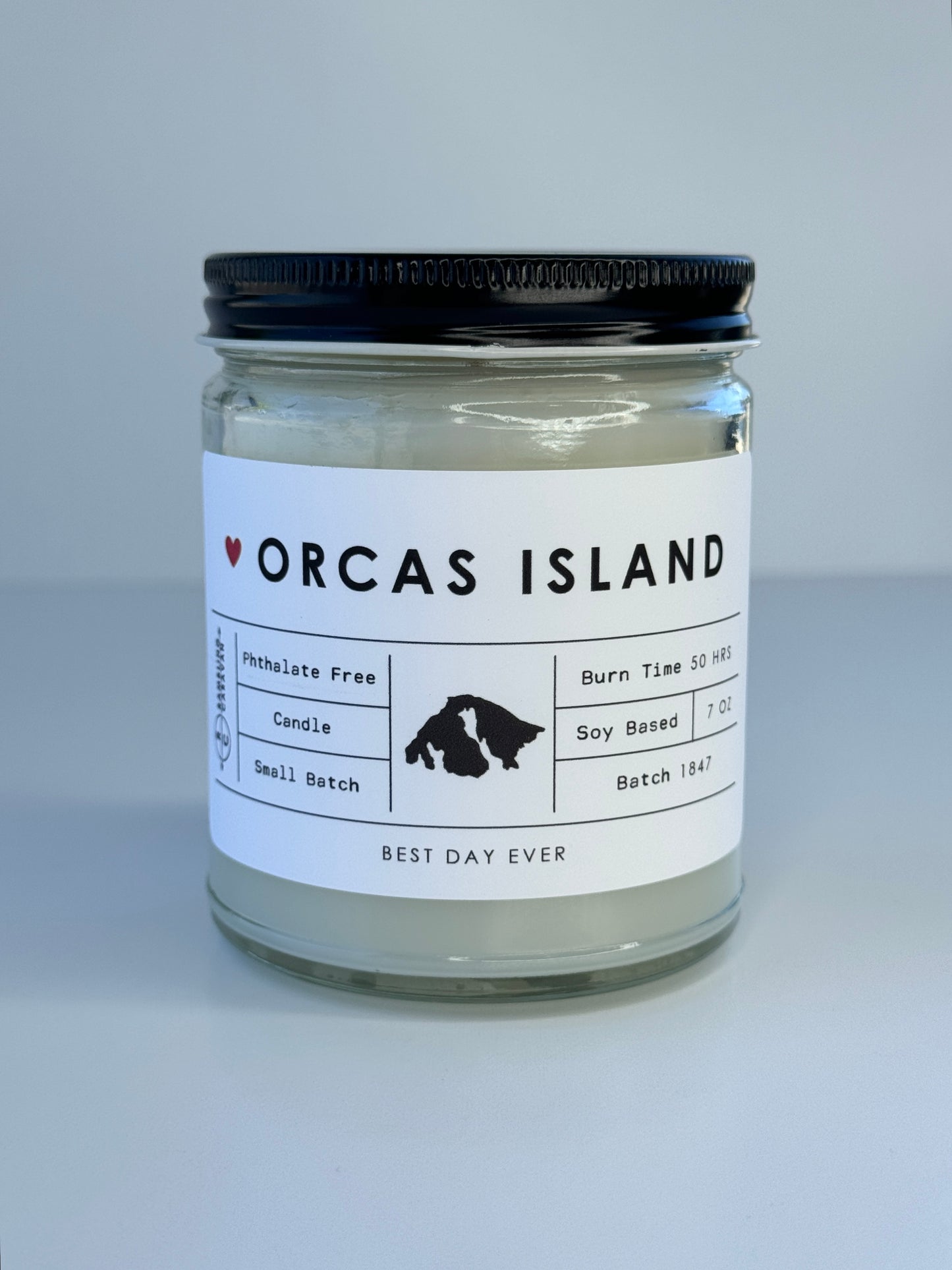 Orcas Island, WA Candle