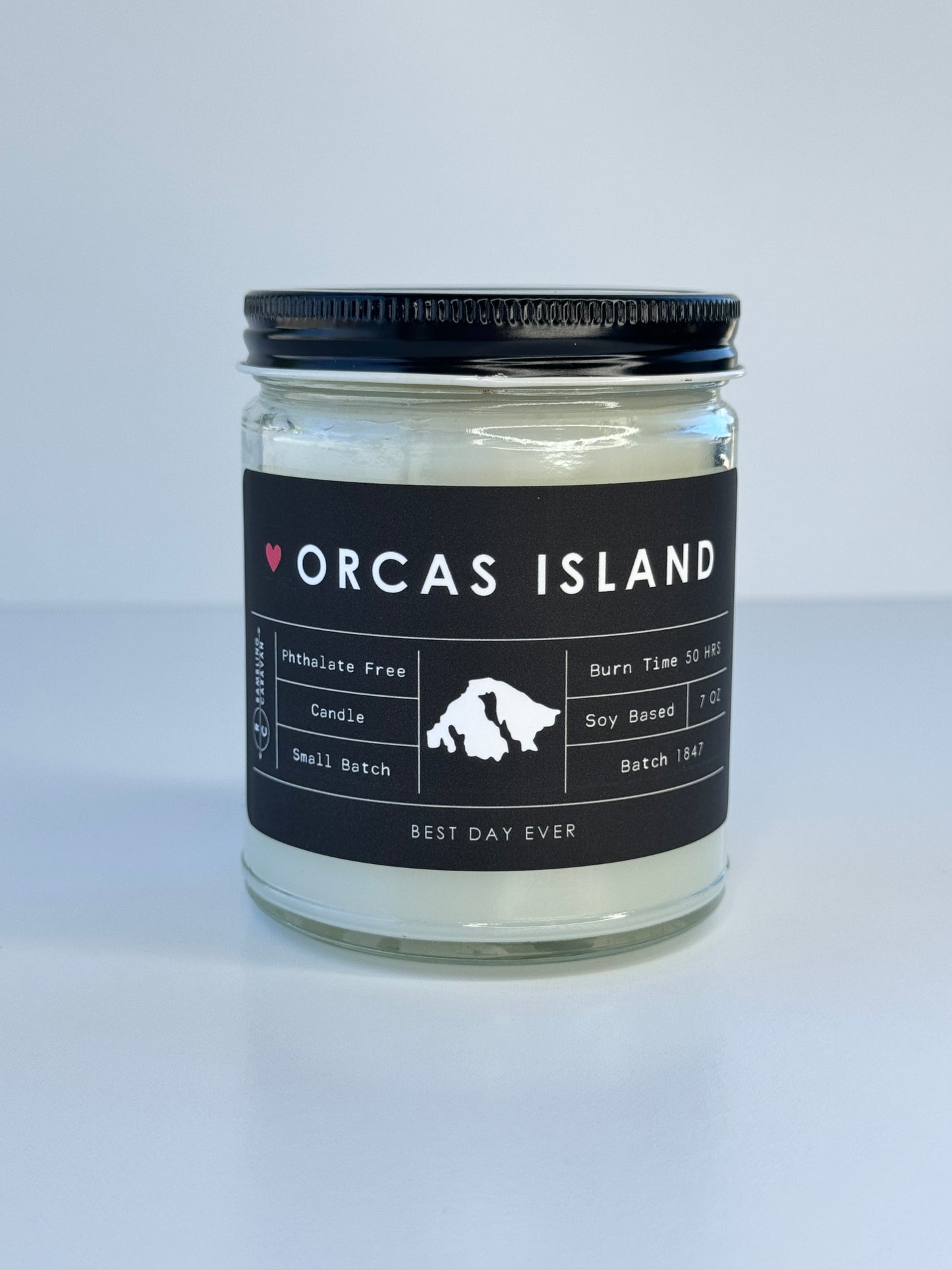 Orcas Island, WA Candle