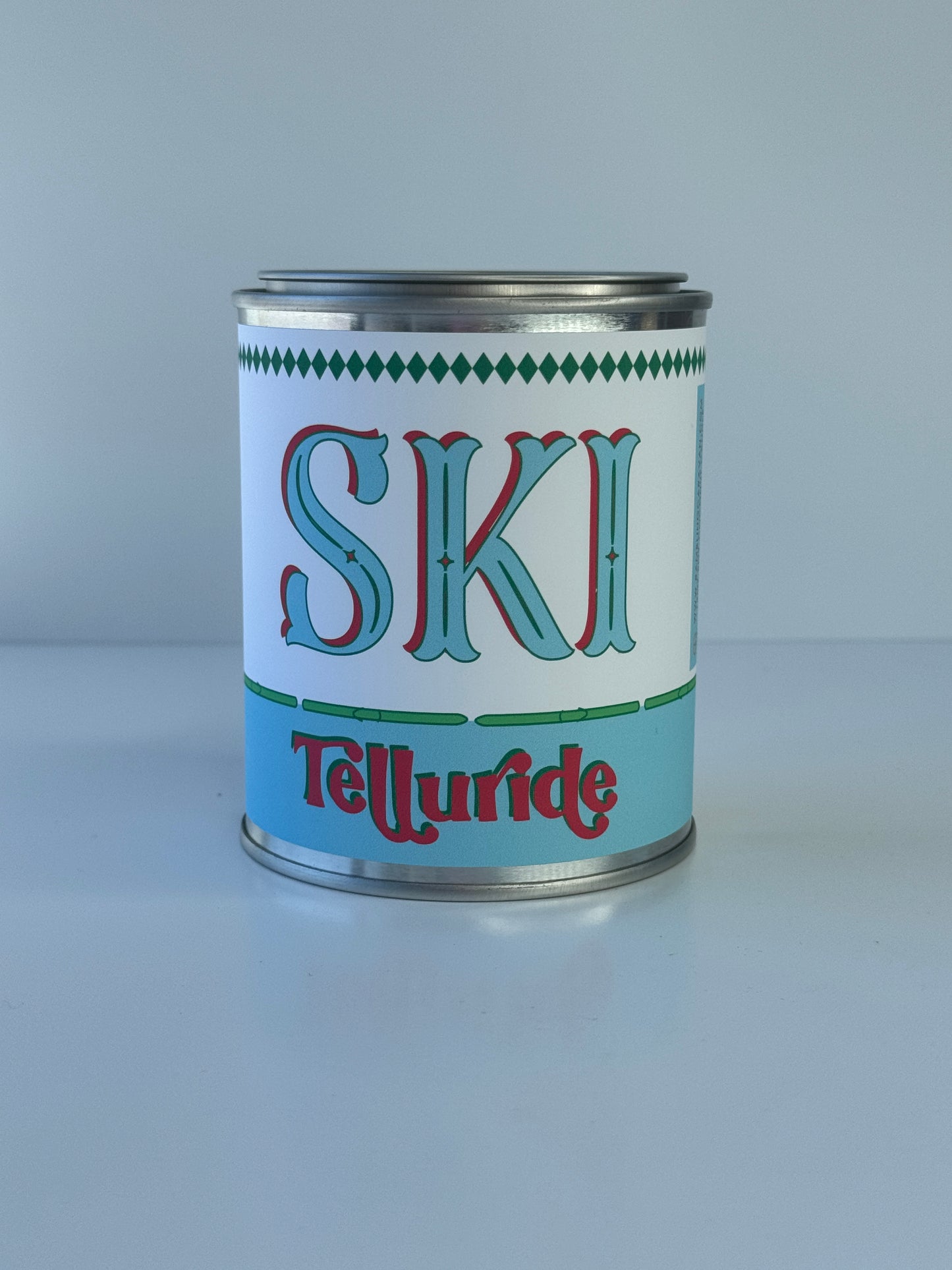 Ski Telluride - Paint Tin Candle