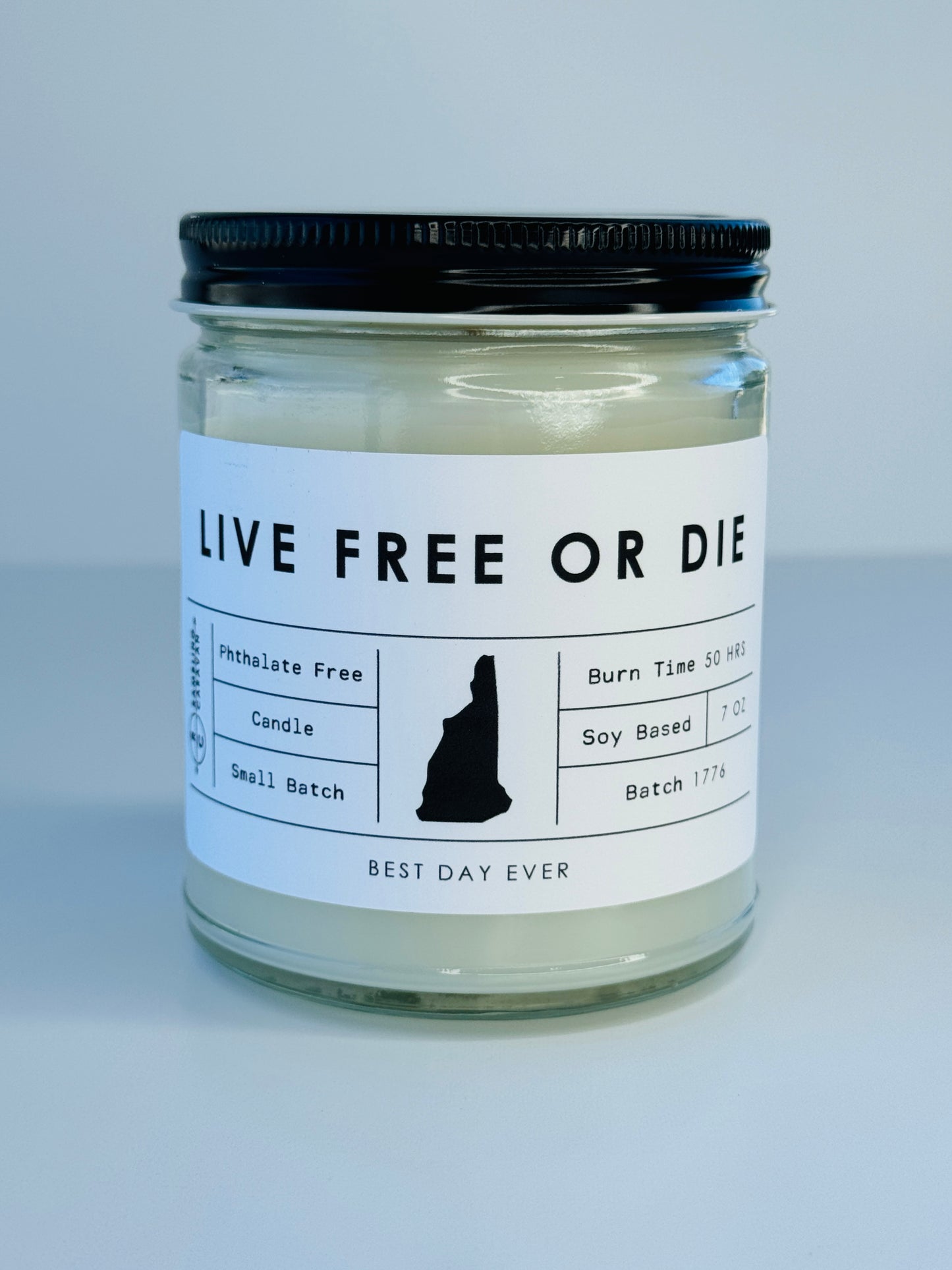 Live Free Or Die, New Hampshire Candle