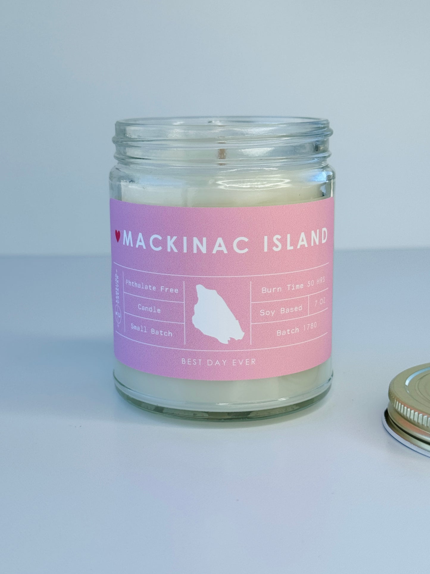 Mackinac Island, MI Candle