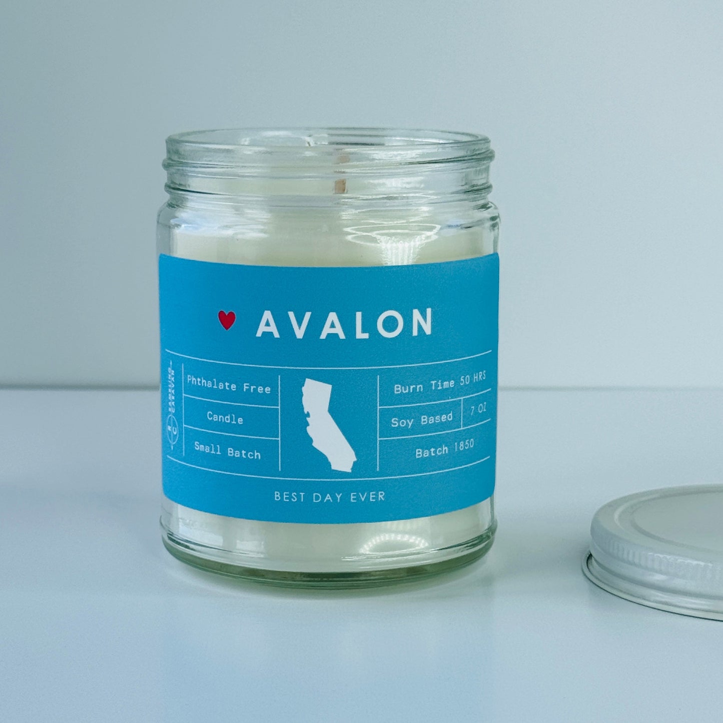 Avalon, California Candle