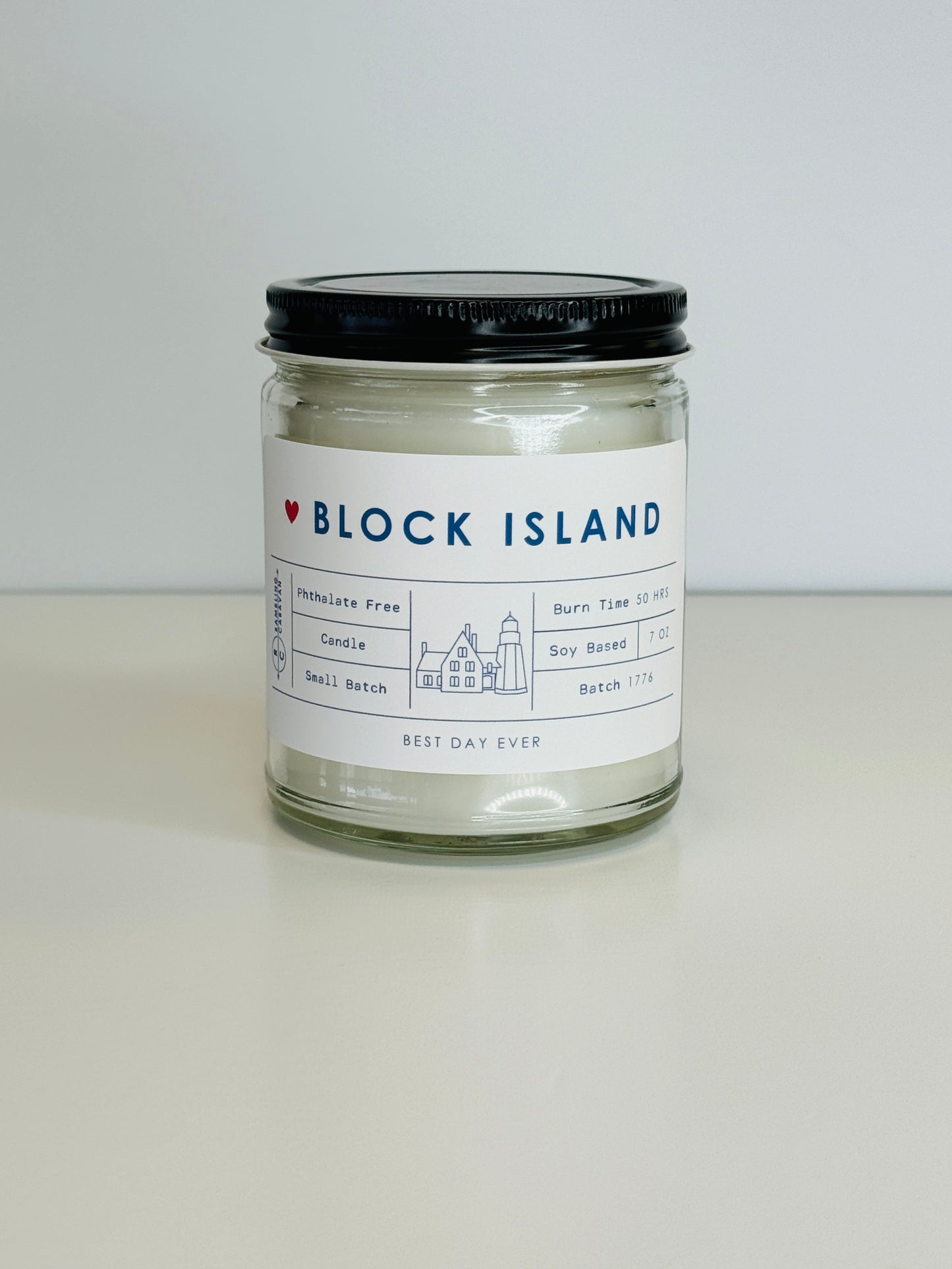 Block Island, Rhode Island Candle