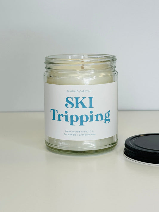 Ski Tripping Candle