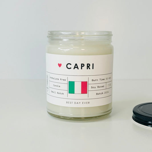 Capri, Italy Candle