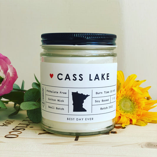 Cass Lake, MN Candle