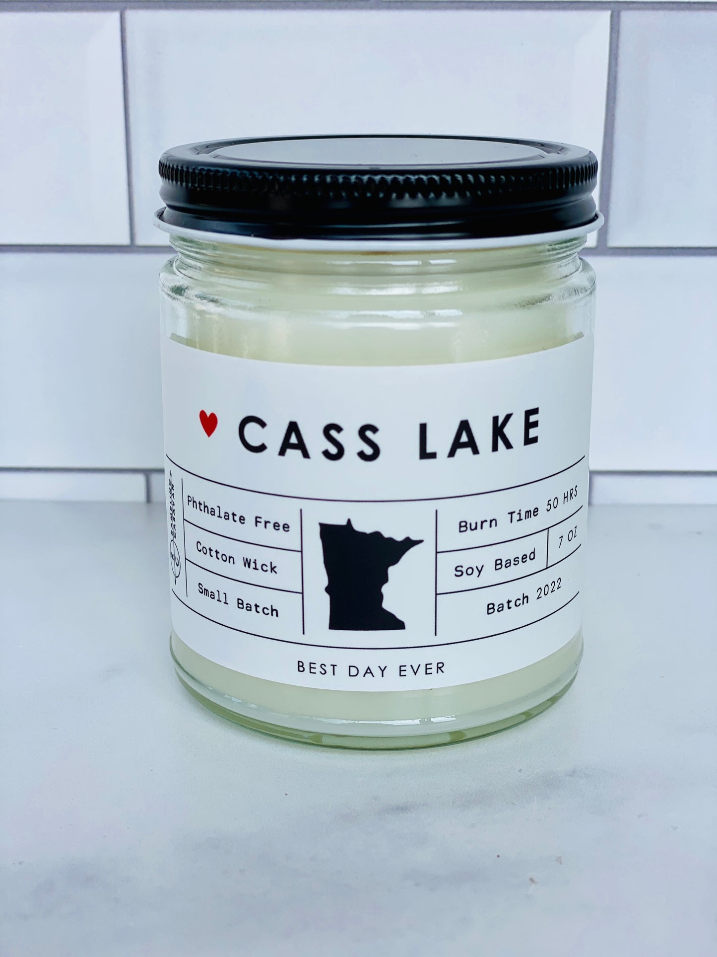 Cass Lake, MN Candle