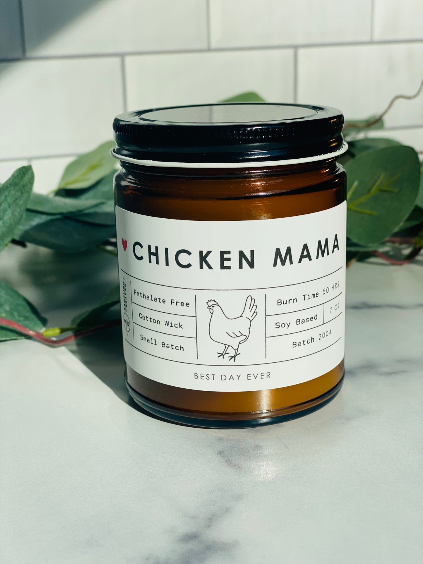 Chicken Mama Candle