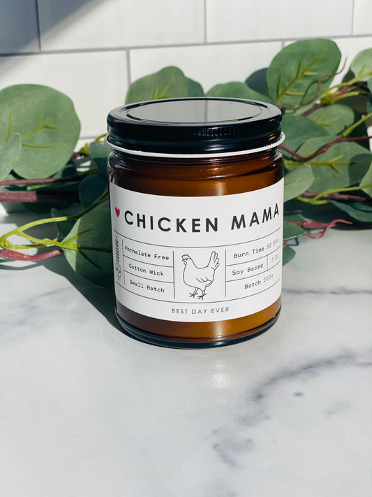 Chicken Mama Candle