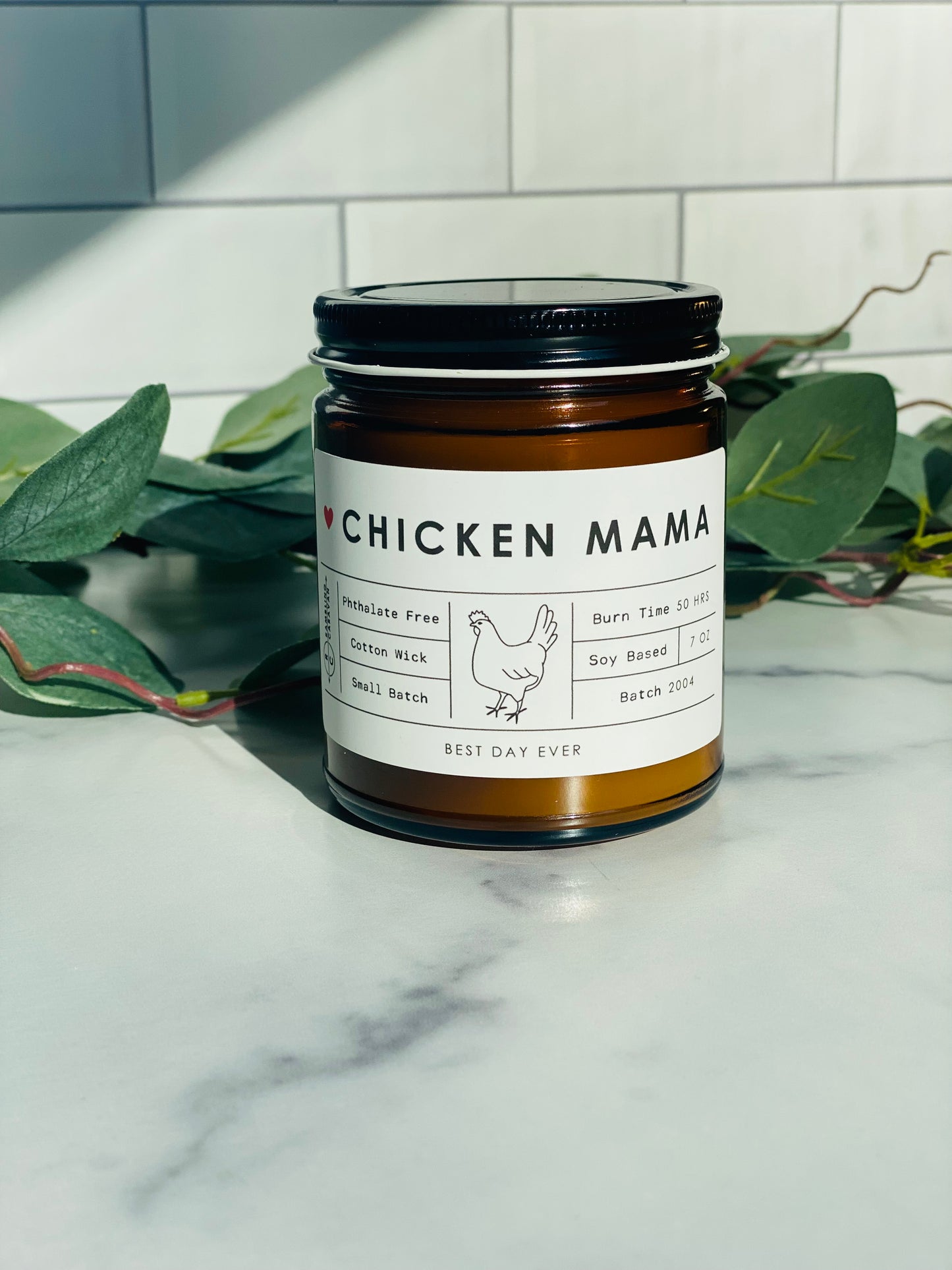 Chicken Mama Candle