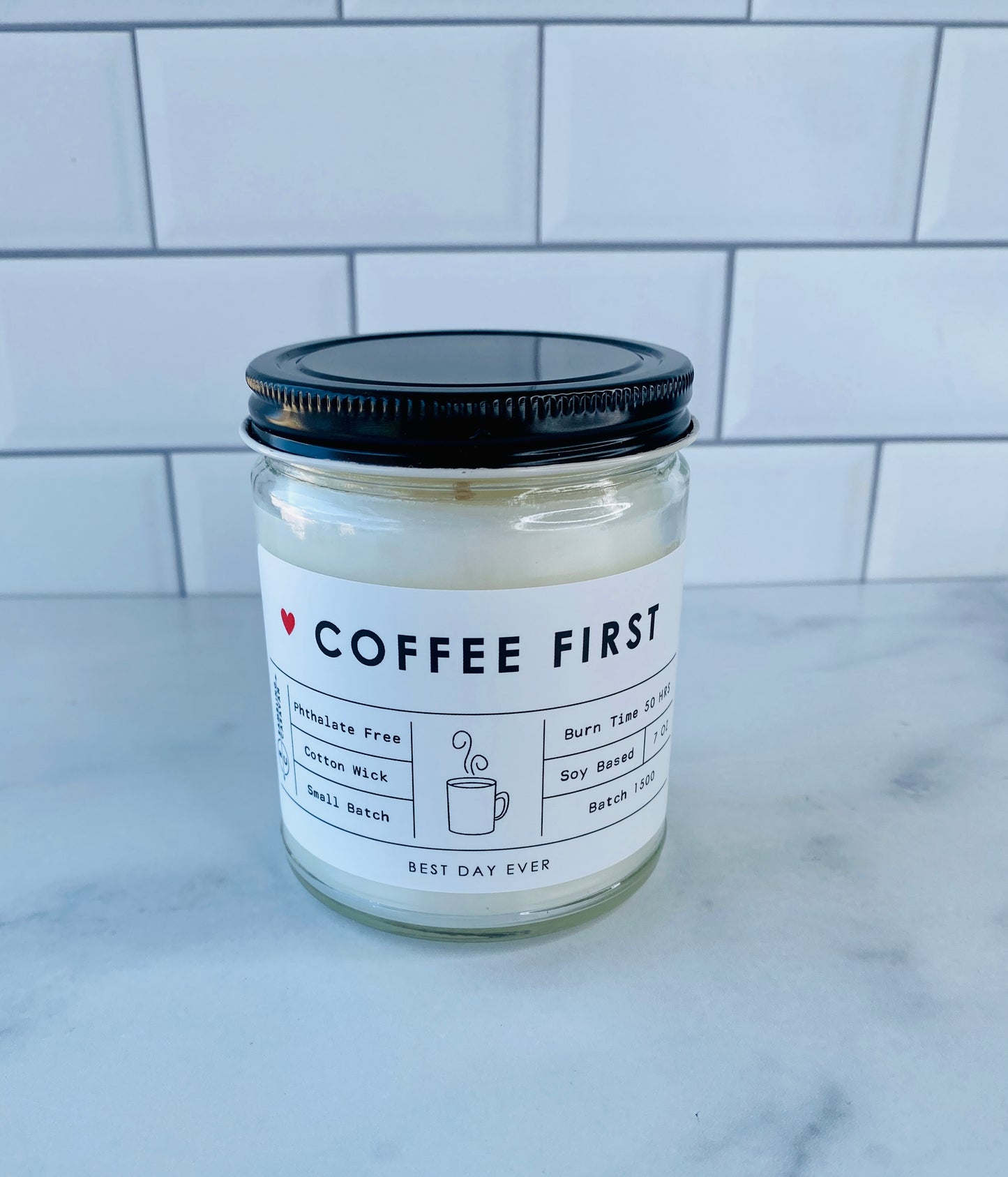 Coffee First Candle