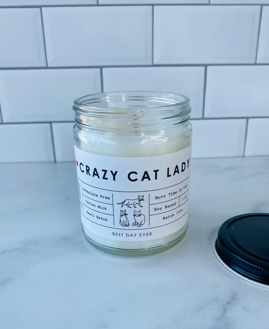 Crazy Cat Lady Candle