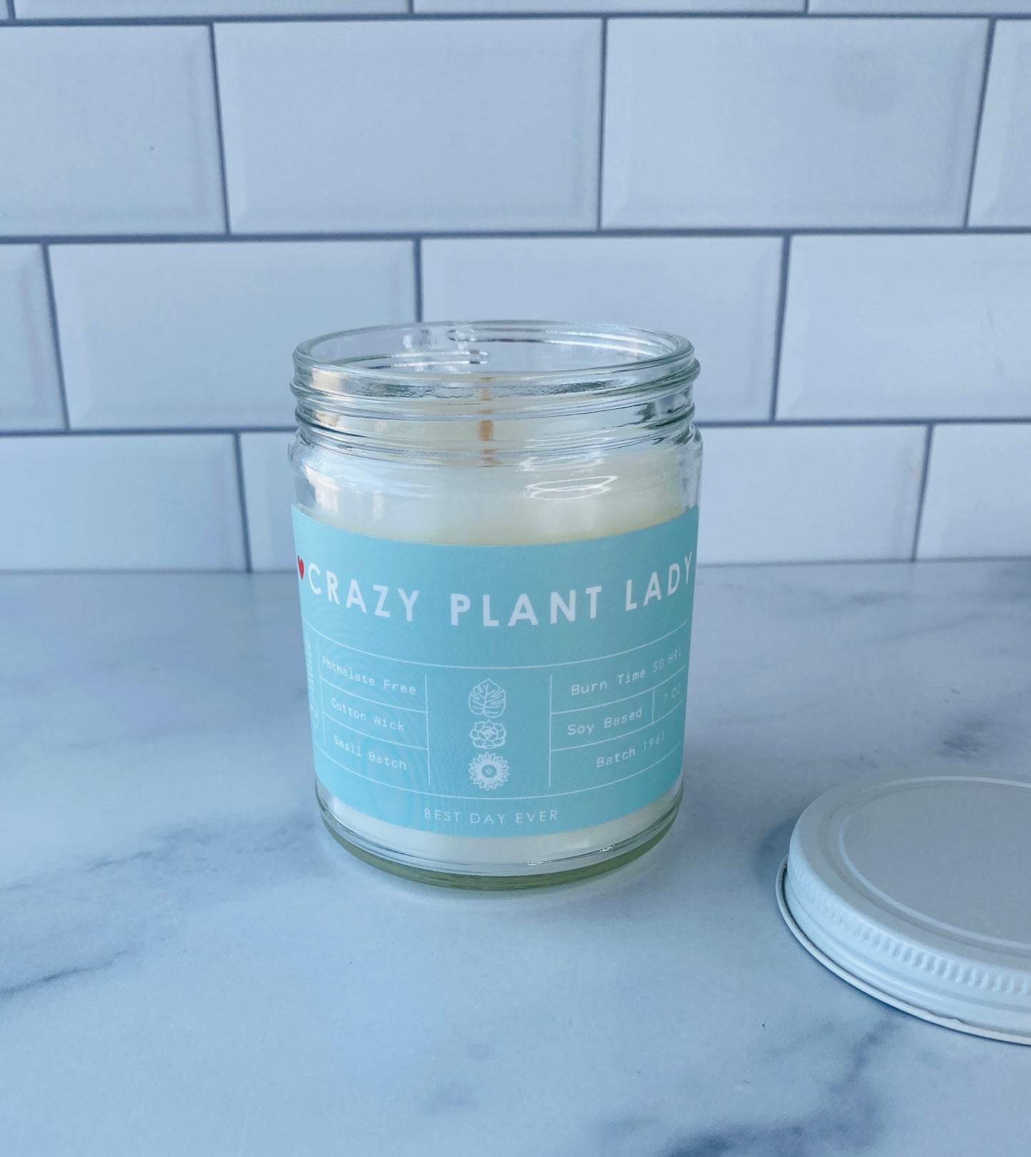 Crazy Plant Lady Candle