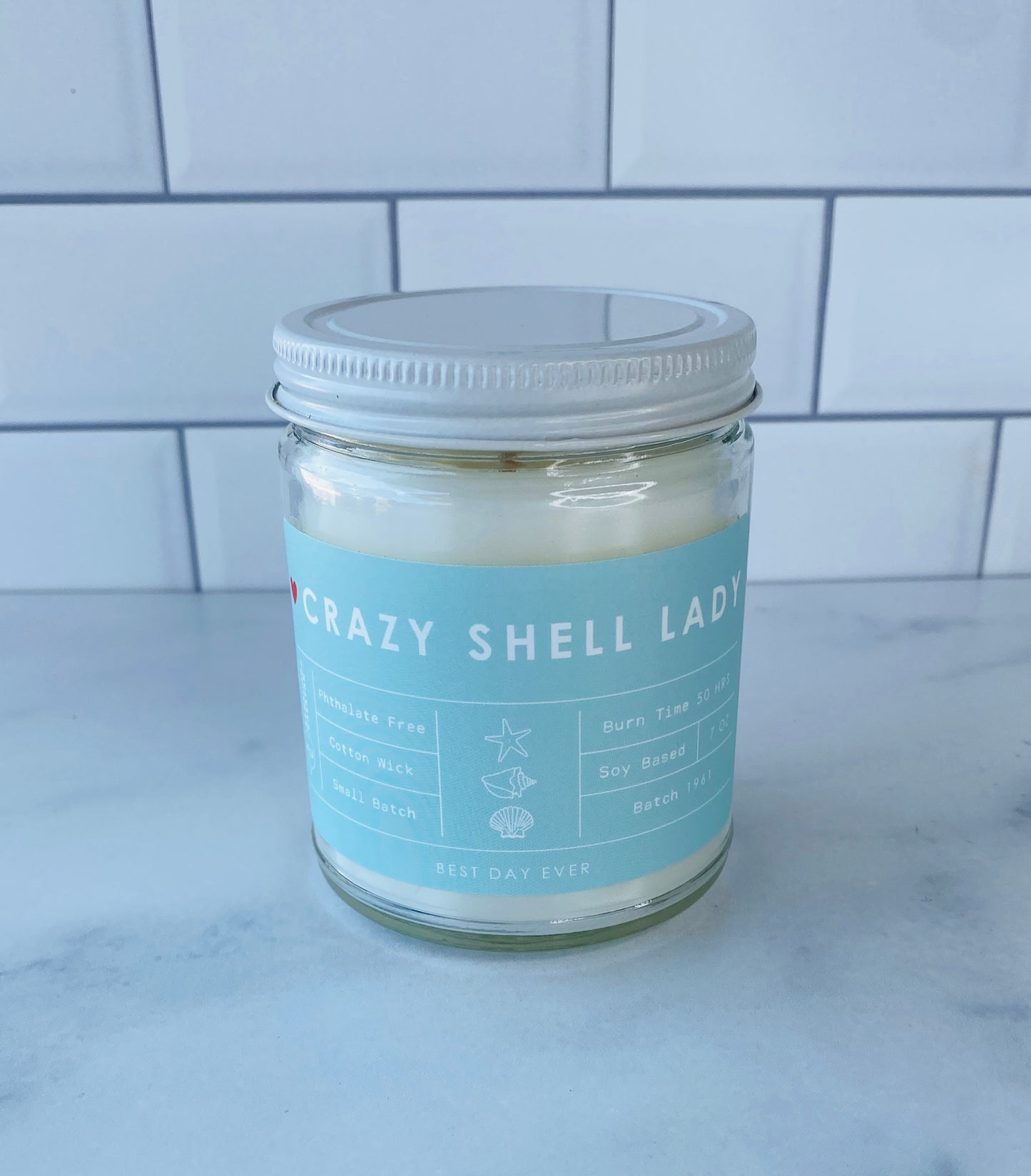 Crazy Shell Lady Candle