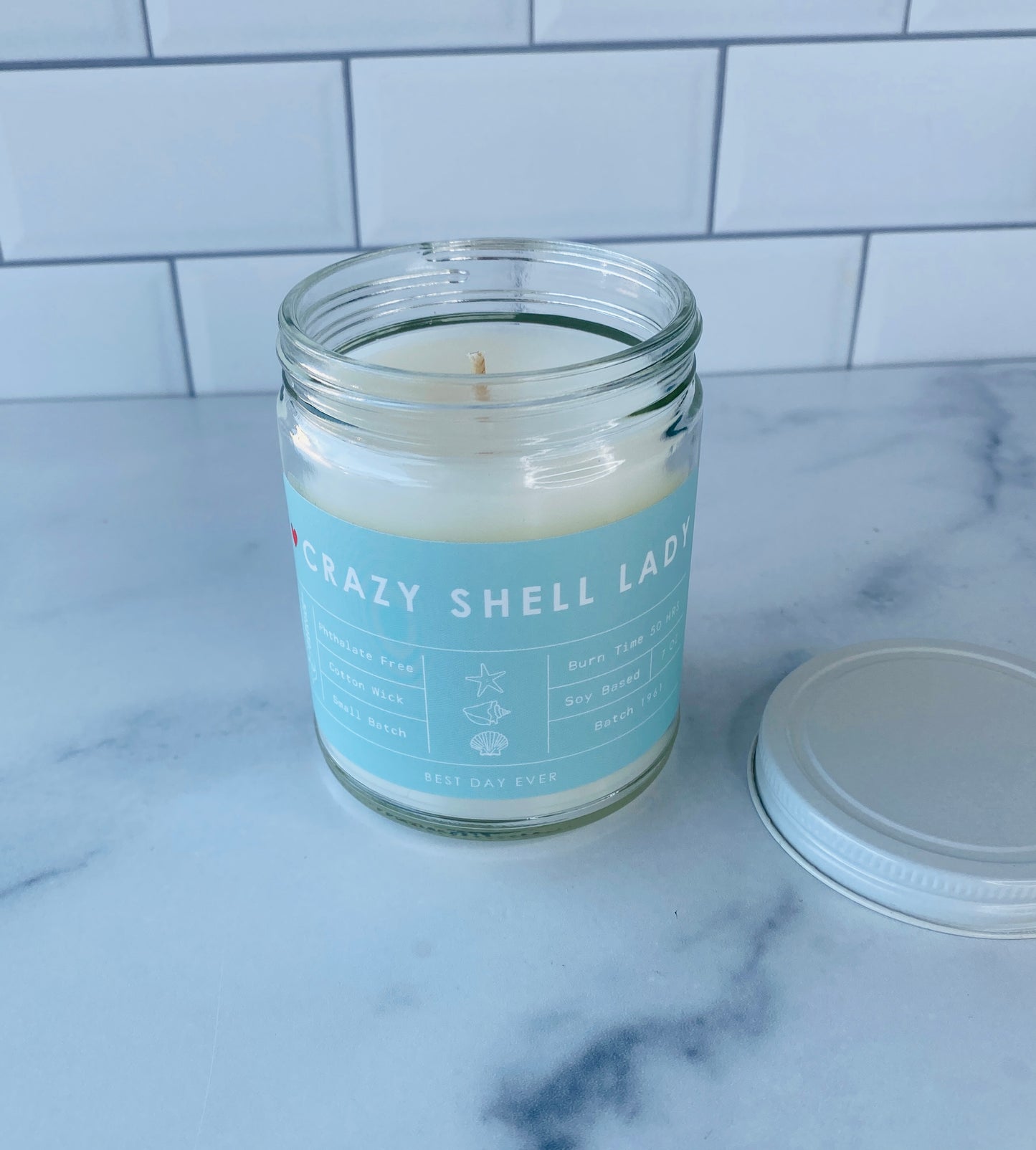 Crazy Shell Lady Candle