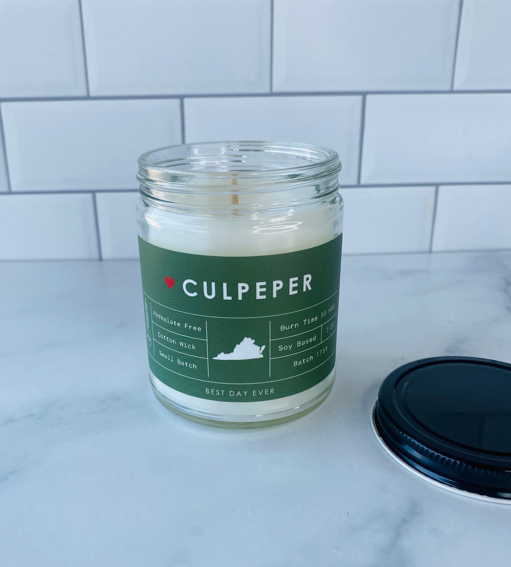 Culpeper, VA Candle