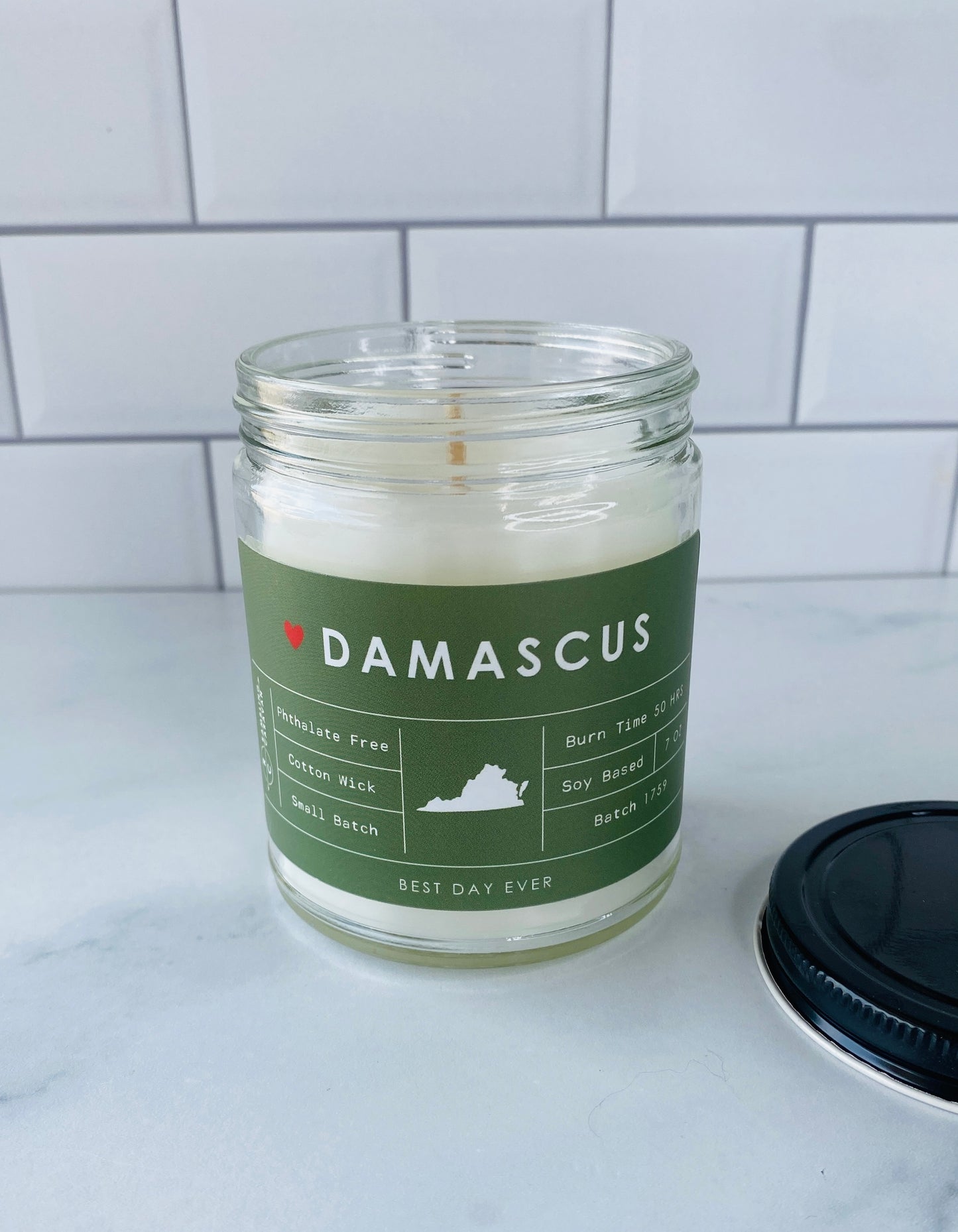 Damascus, VA Candle
