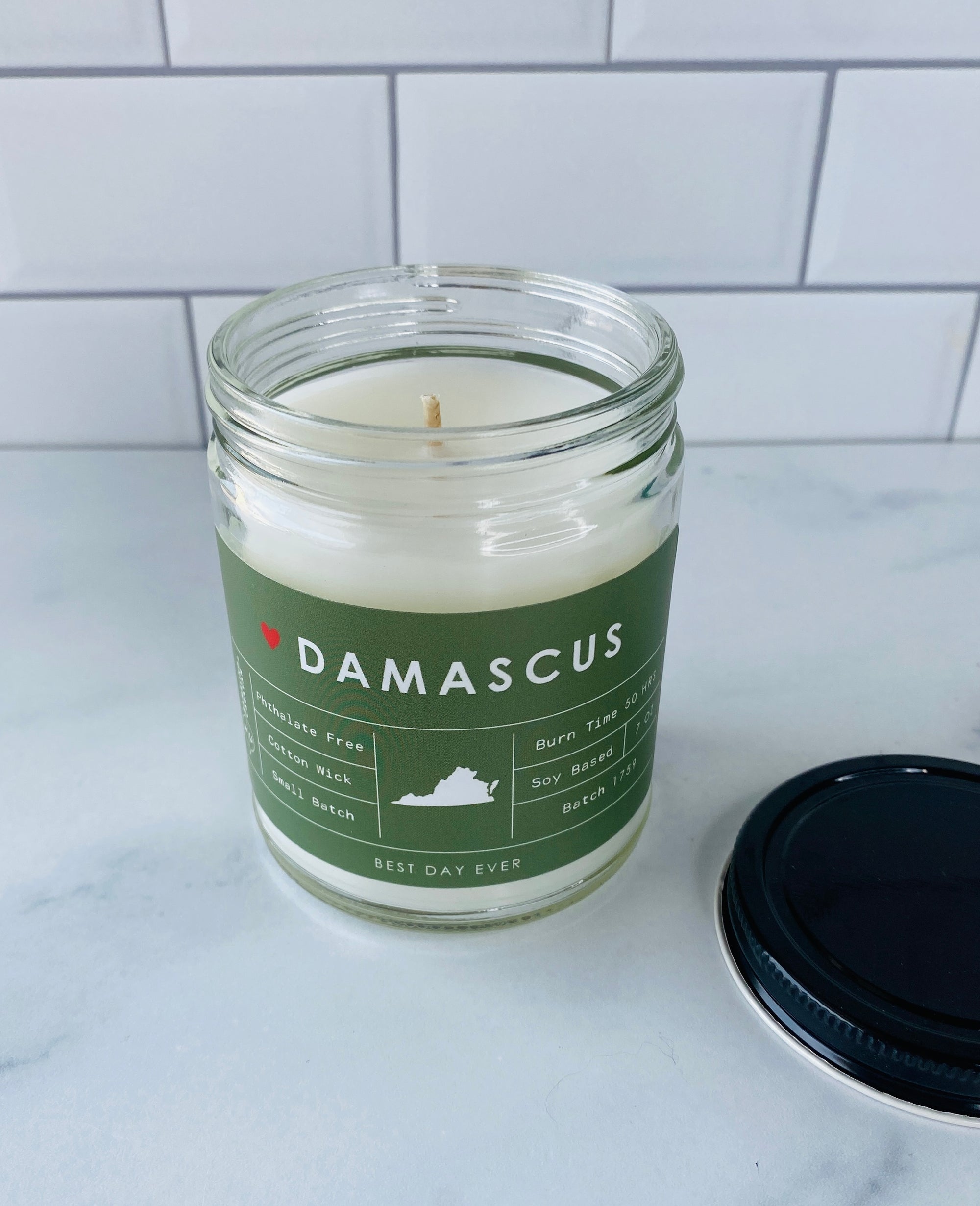 Damascus, VA Candle