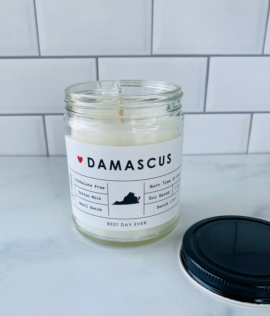 Damascus, VA Candle