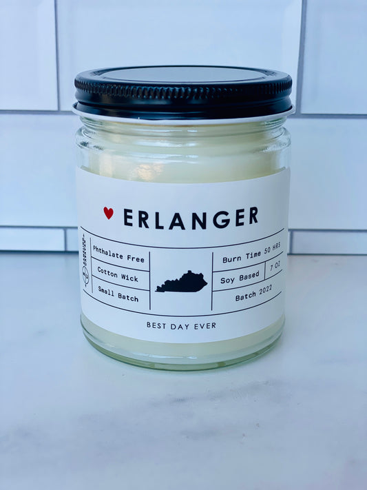 Erlanger, KY Candle