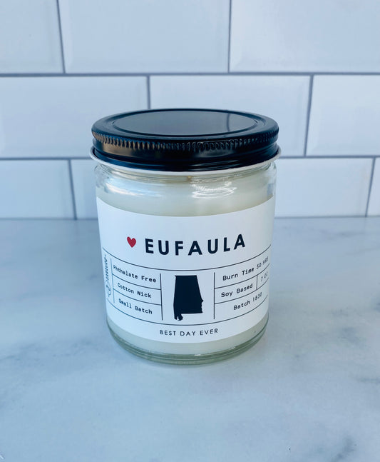 Eufaula, AL Candle