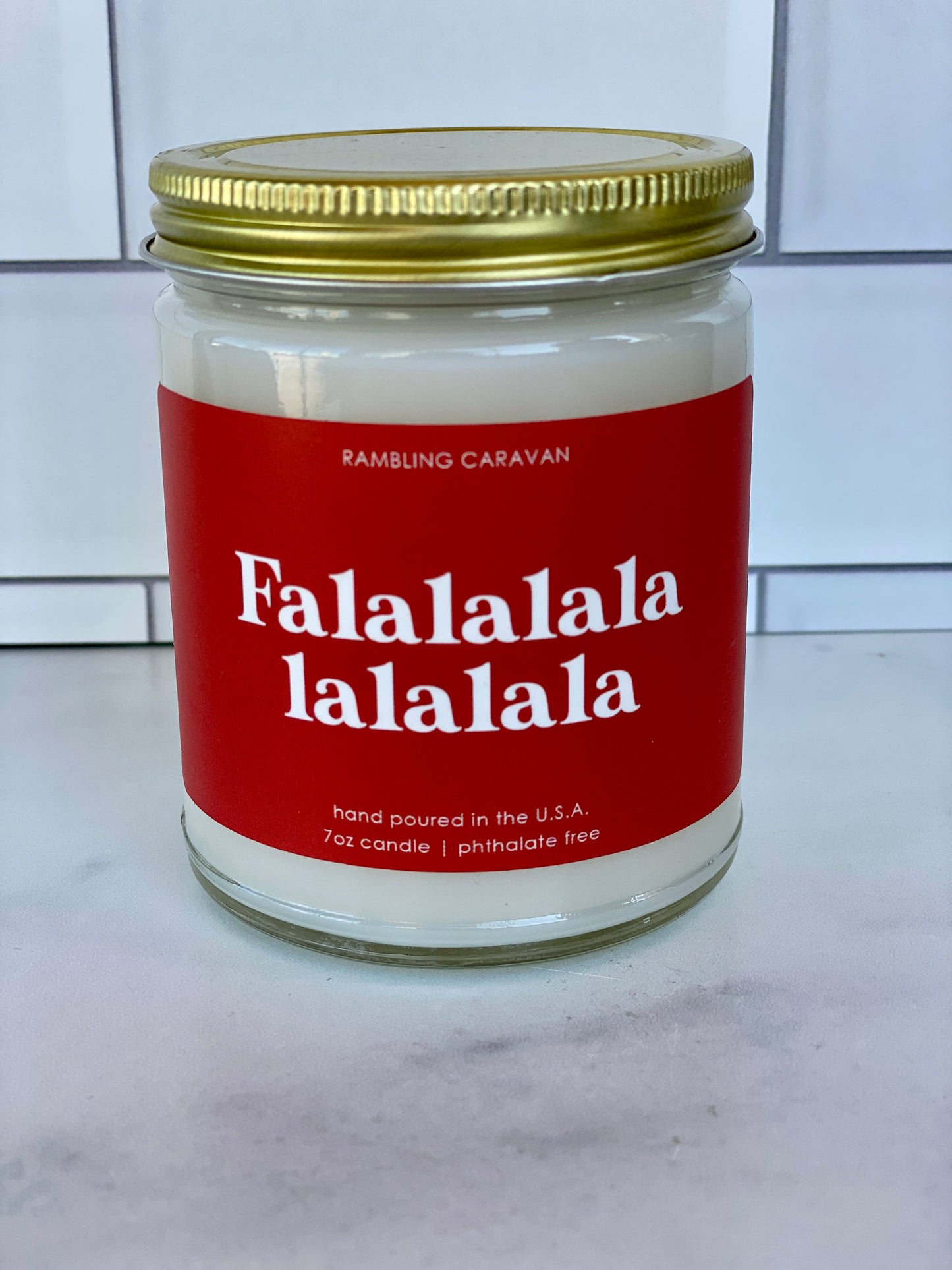 Falalalala-lalalala Candle