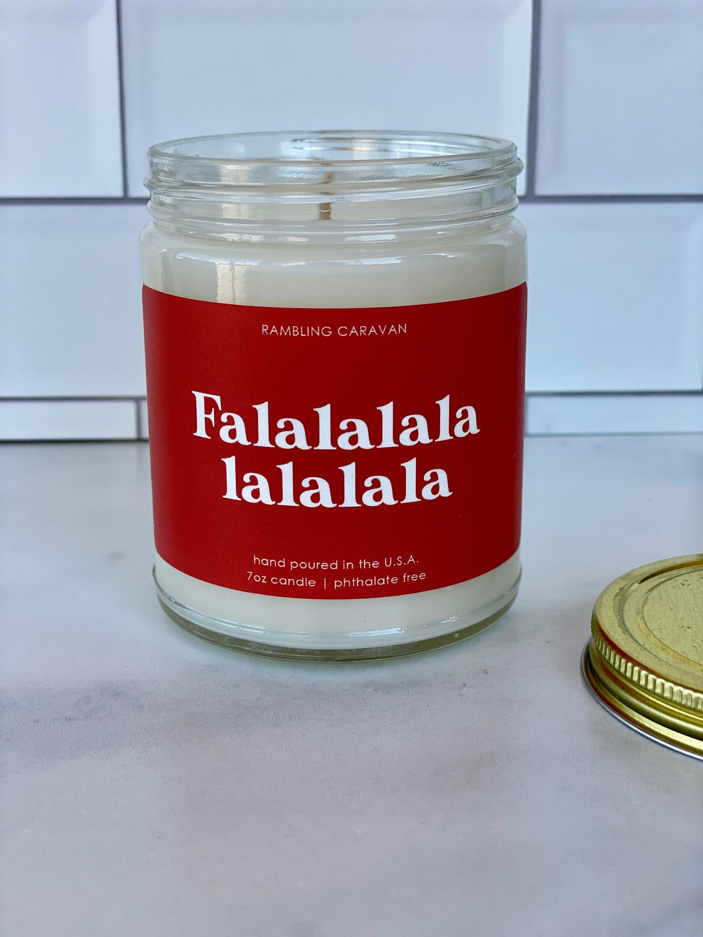 Falalalala-lalalala Candle