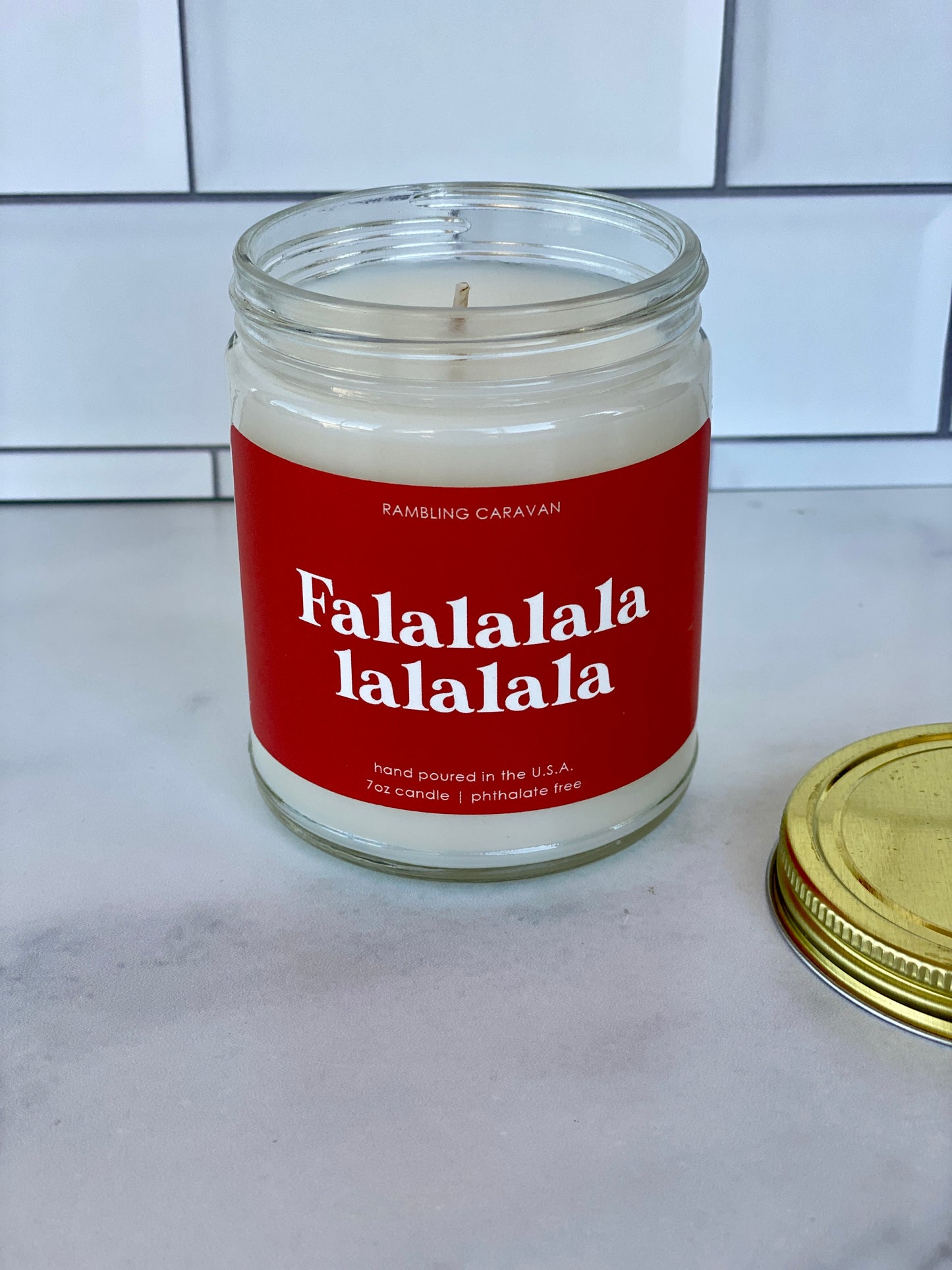 Falalalala-lalalala Candle