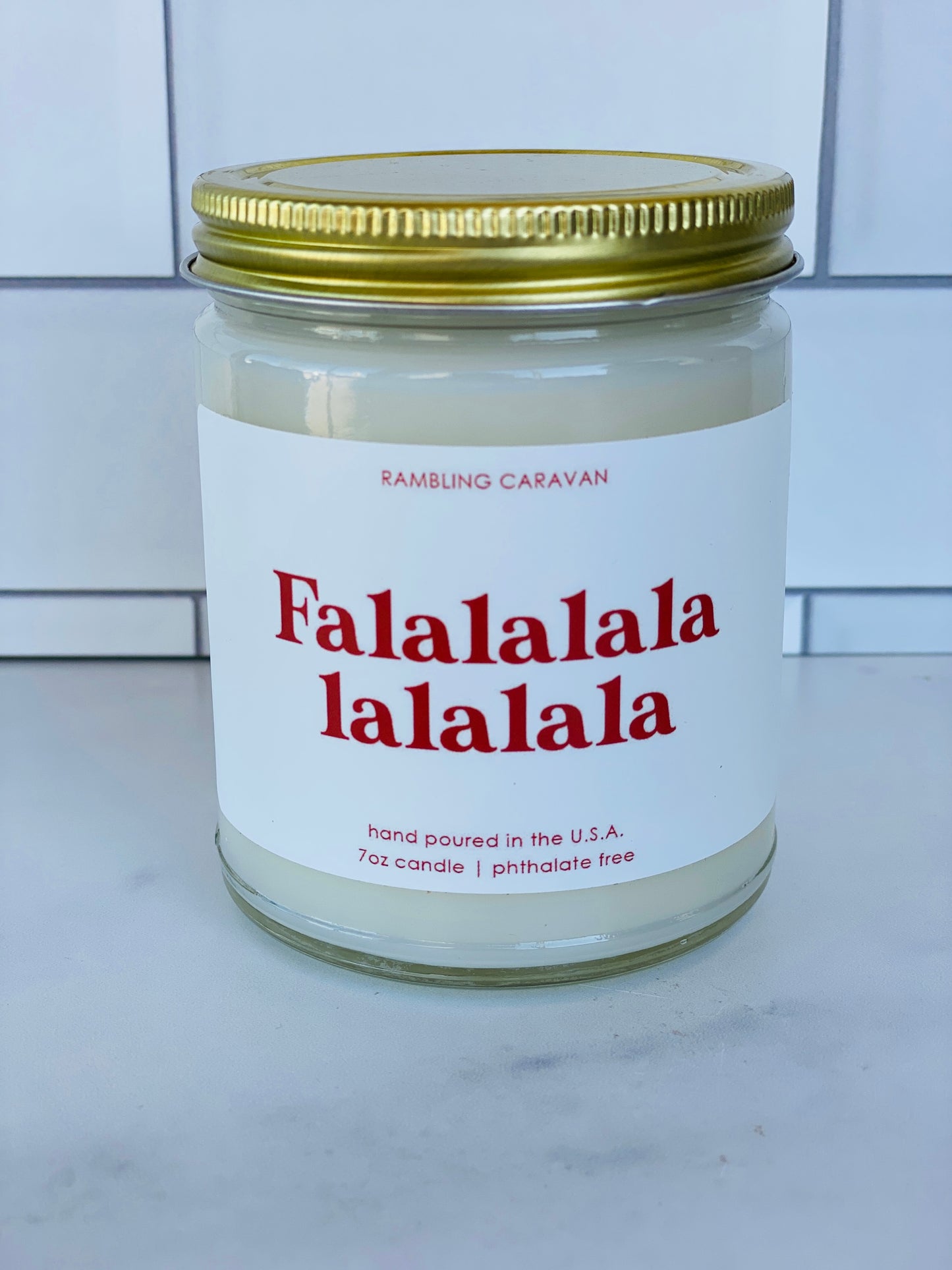 Falalalala-lalalala Candle