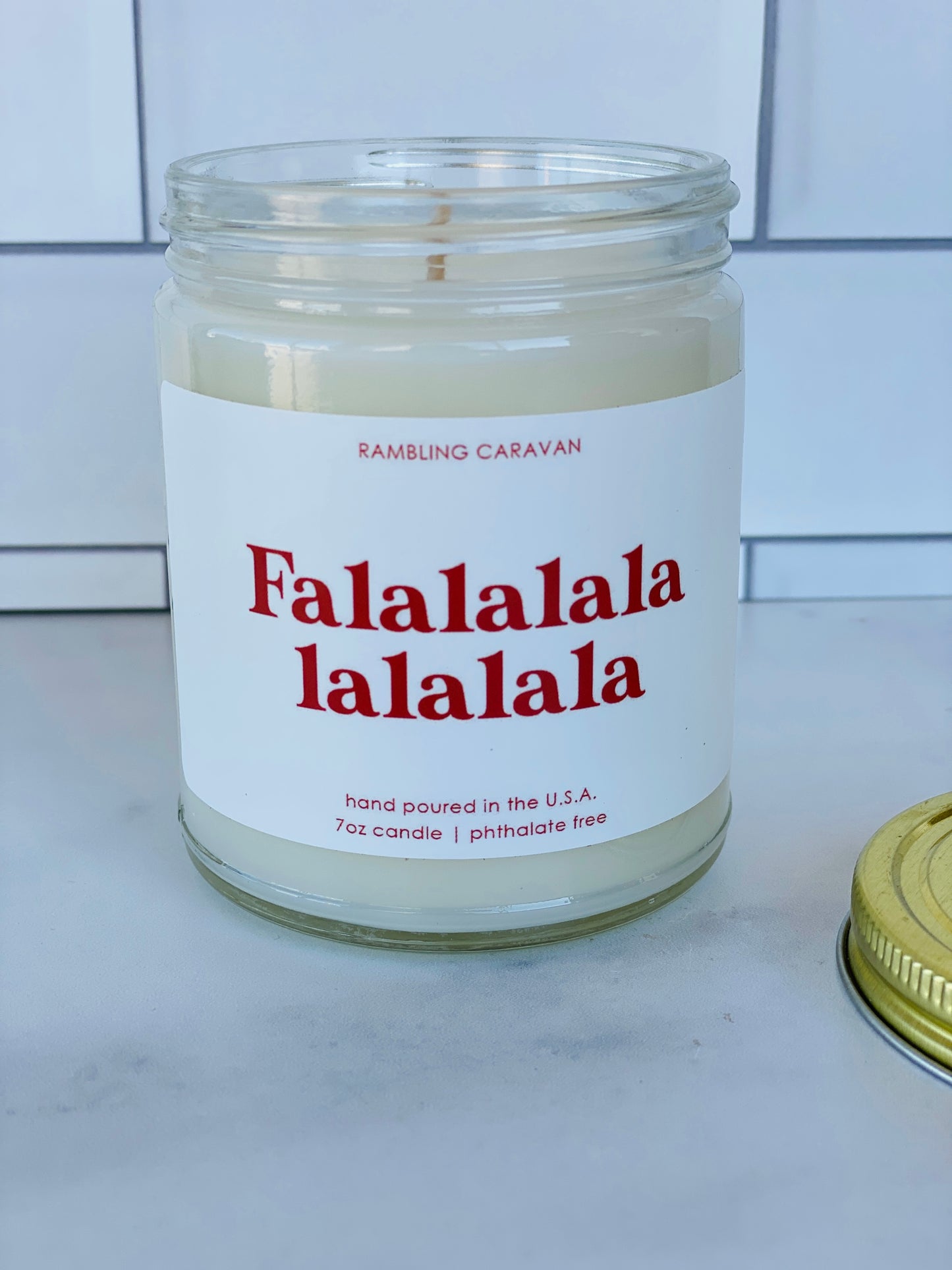 Falalalala-lalalala Candle